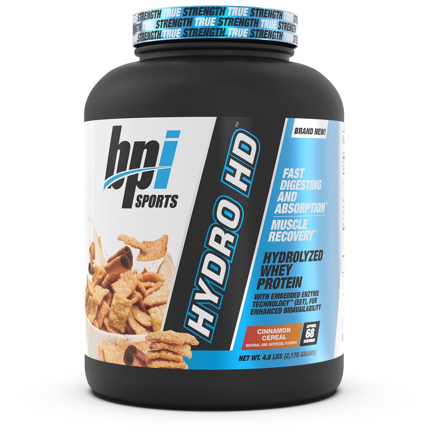 BPI Sports Hydro HD 100% Hydrolyzed Whey Protein Powder, 68 Servings