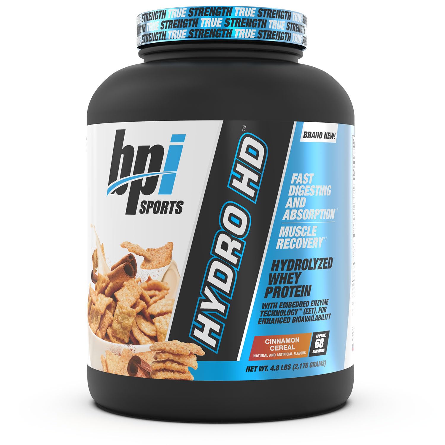 BPI Sports Hydro HD 100% Hydrolyzed Whey Protein Powder, 68 Servings