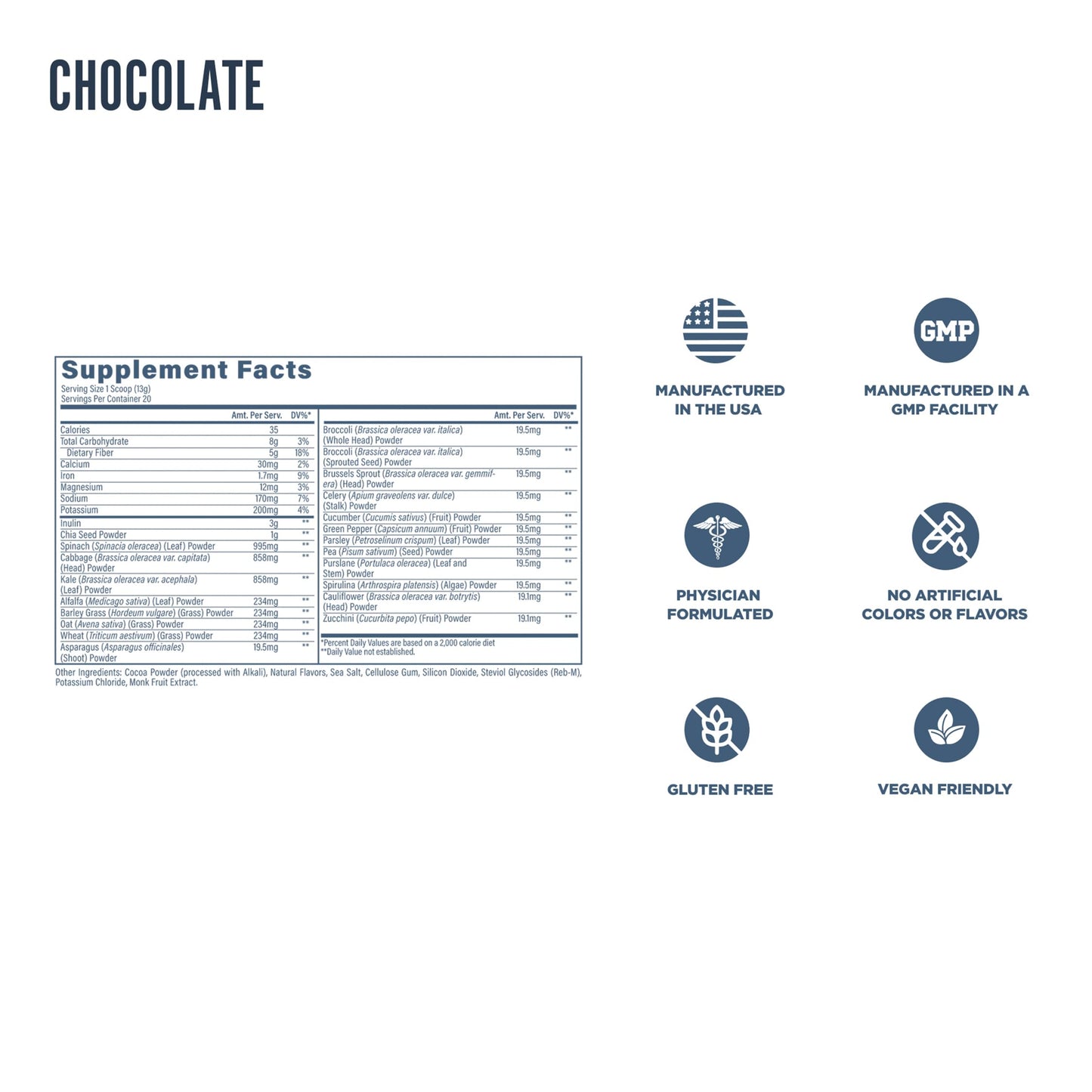Revive Daily Greens Powder Chocolate 9.17