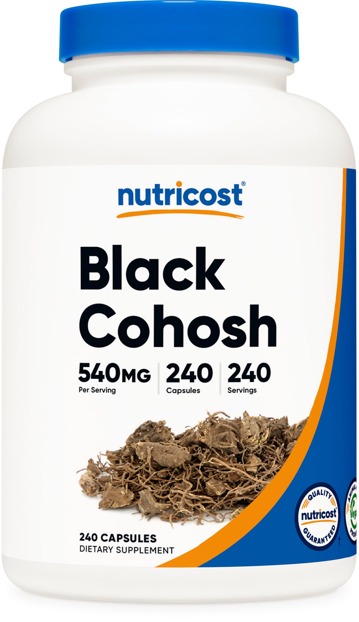 Nutricost Black Cohosh 540mg Capsules, 240 Count