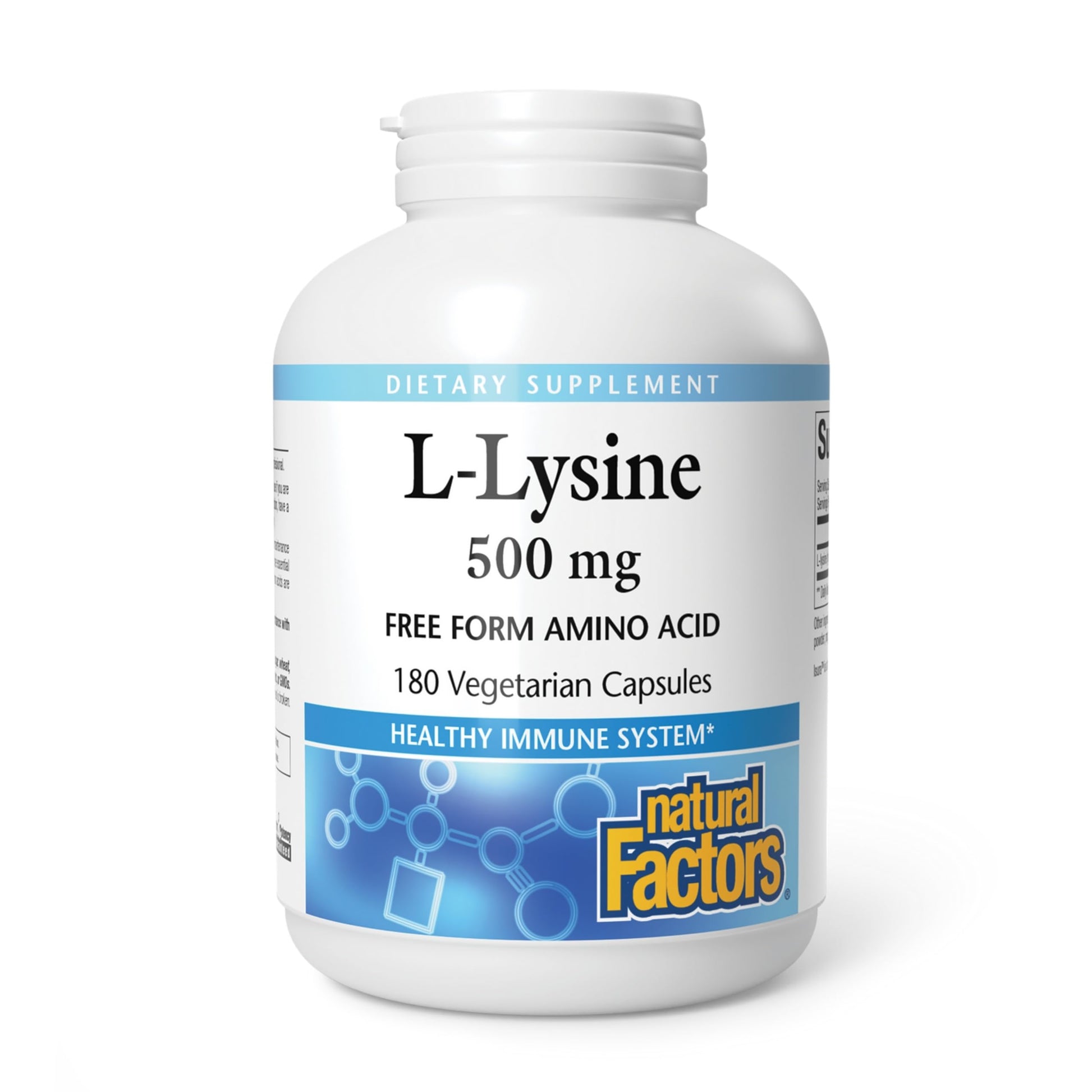 Natural Factors L-Lysine Capsule 180 Count