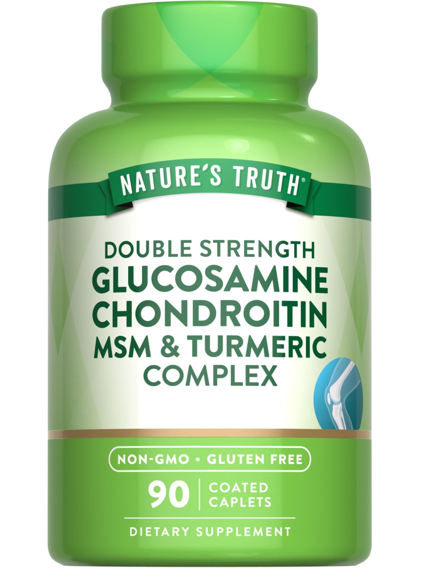 Nature's Truth Glucosamine Chondroitin MSM Complex Caplets 90 Count