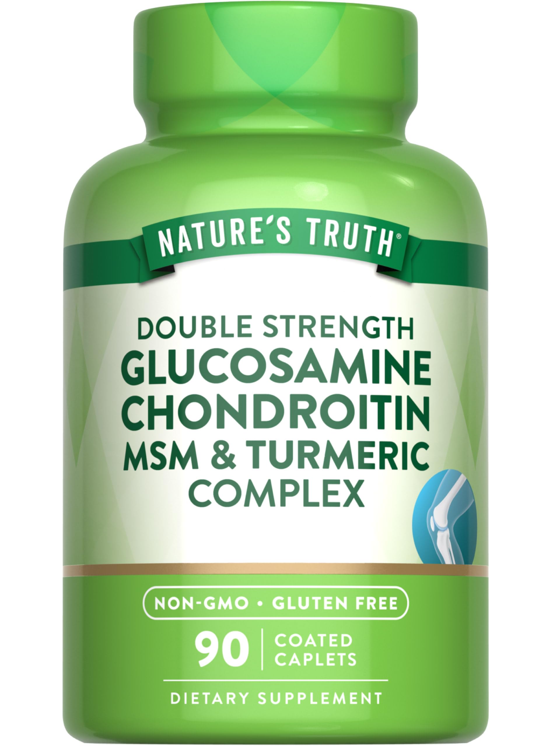 Nature's Truth Glucosamine Chondroitin MSM Complex Caplets 90 Count