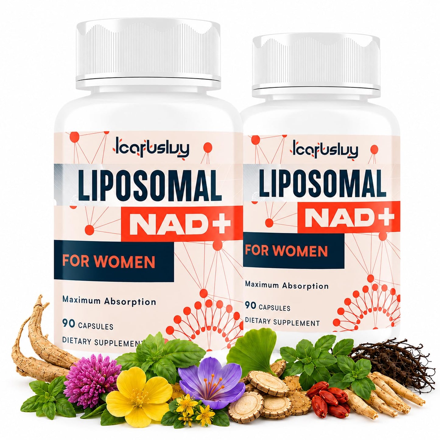 IcarusIvy NAD Supplements for Women Capsules 180 Capsules