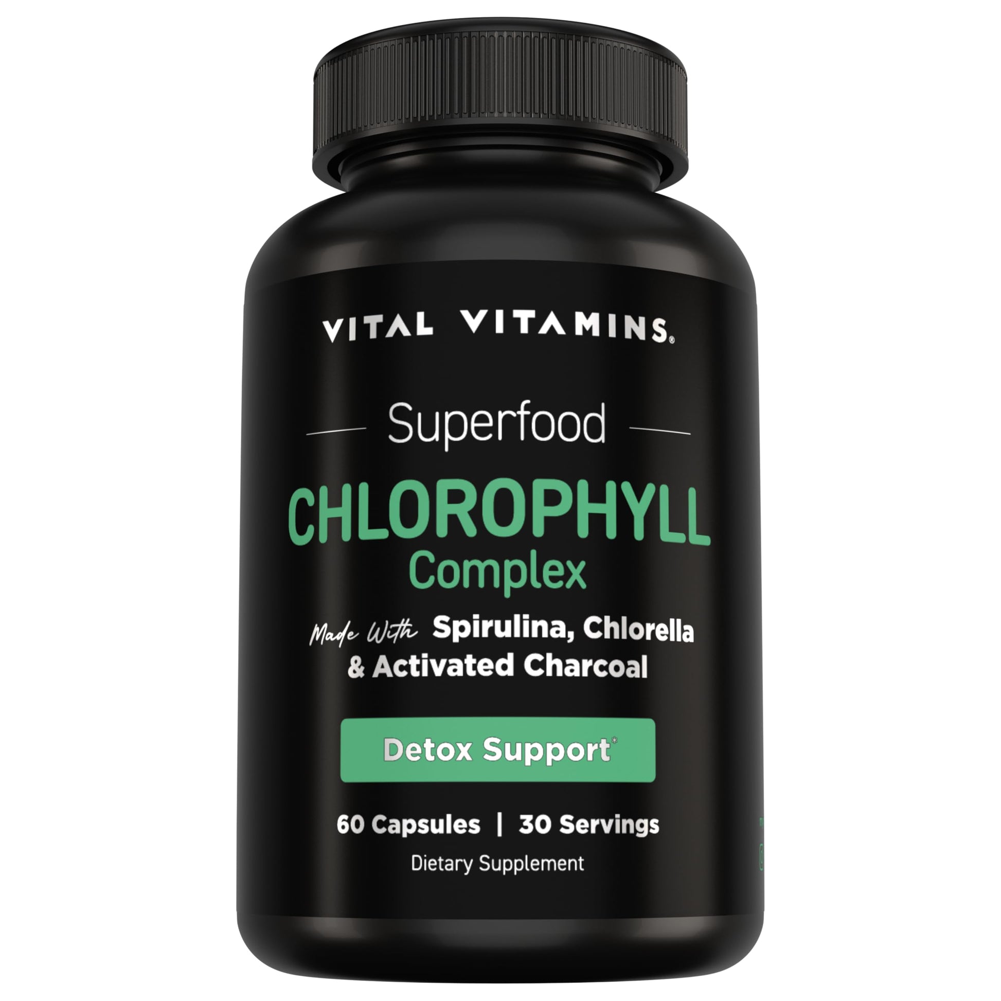 Vital Vitamins Chlorophyll Capsules 60 Capsules