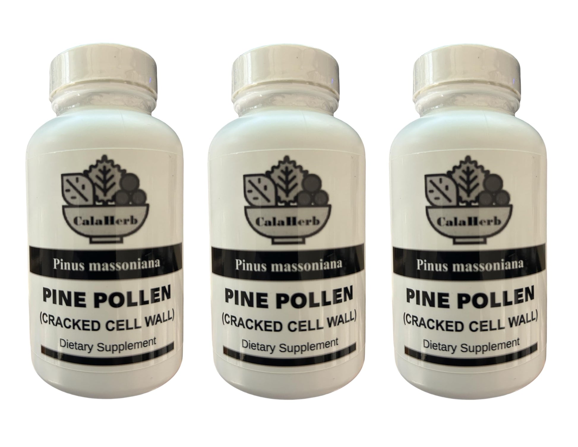 Calaherb Pine Pollen 500 mg Capsules 100 Count