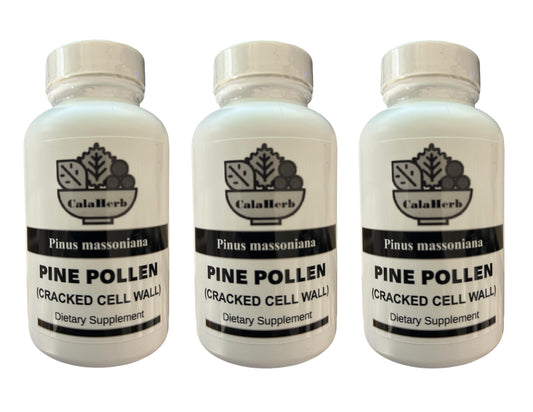 Calaherb Pine Pollen 500 mg Capsules 100 Count