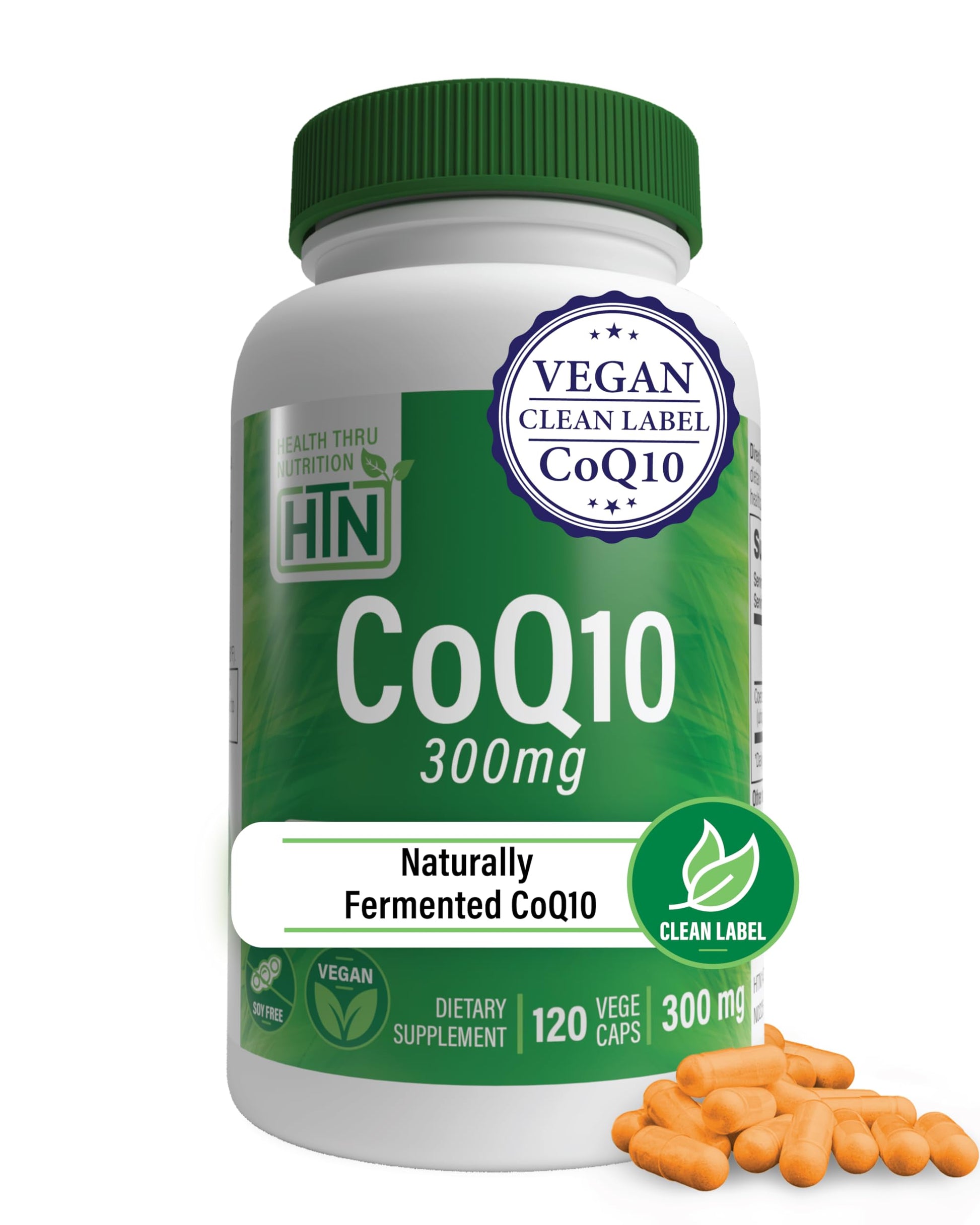 Health Thru Nutrition CoQ-10 300mg Capsule, 120 Count
