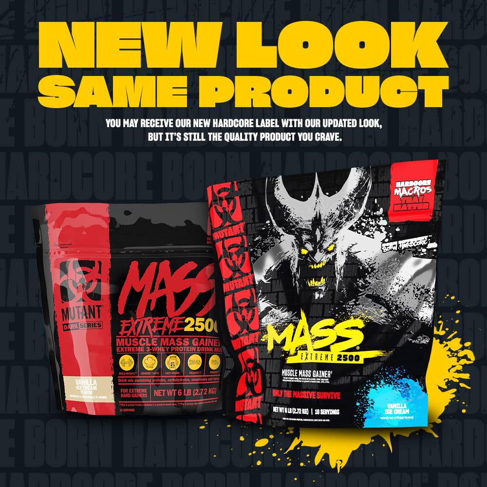 Mutant Mass Extreme Gainer Protein Powder, 96 Servings