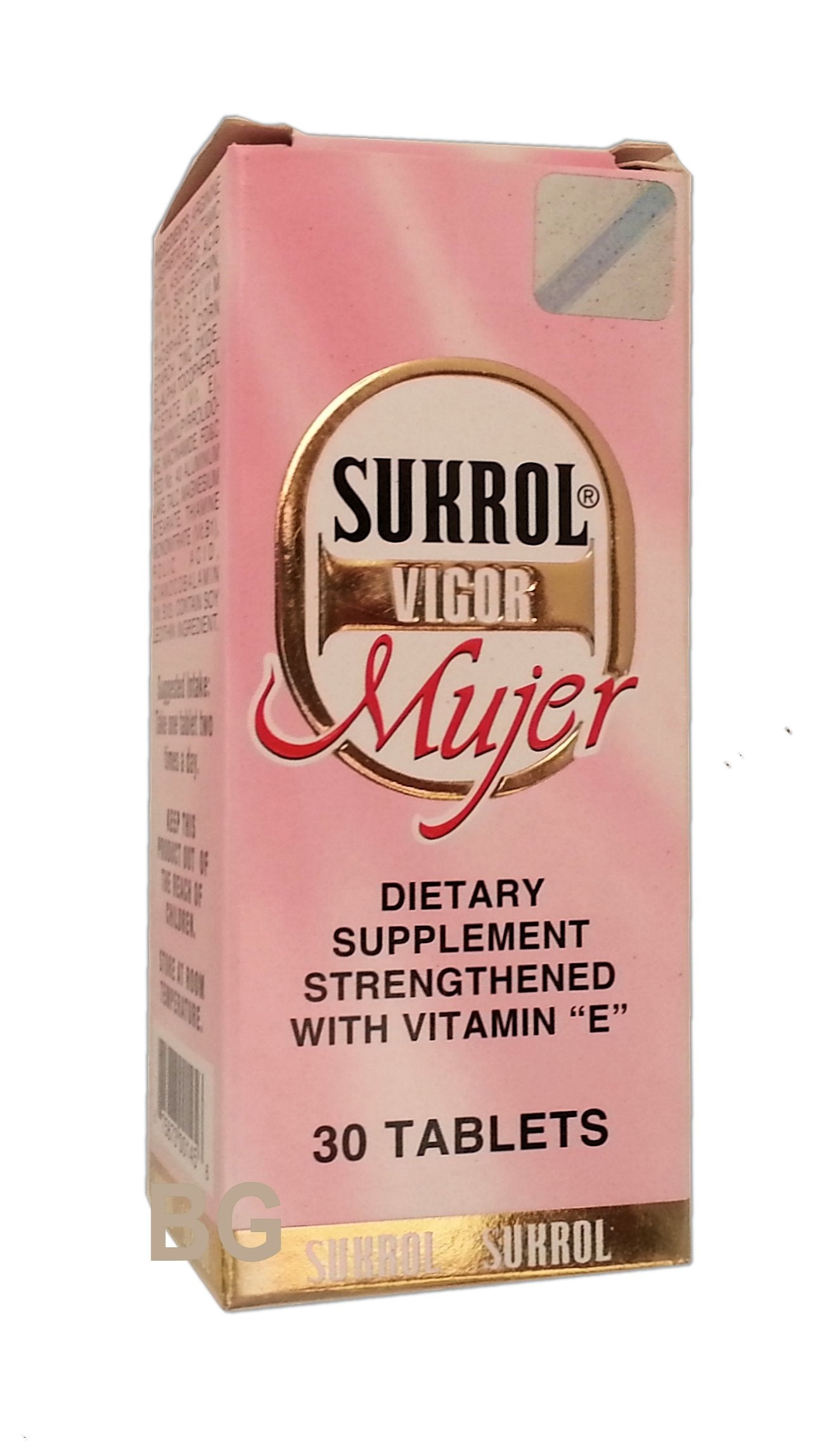 Sukrol Vigor Mujer Dietary Supplement With Vitamin E 30 Tablets