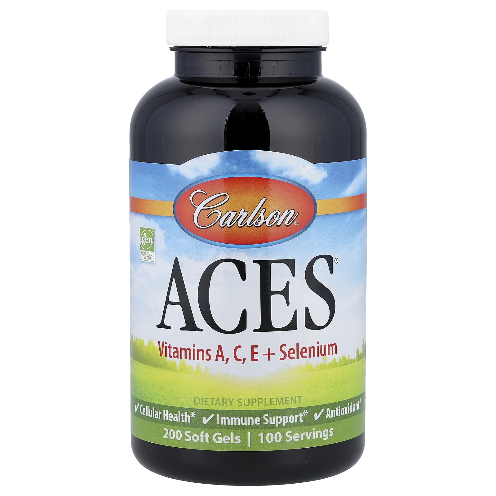 Carlson Aces Antioxidant Formula Softgels 200