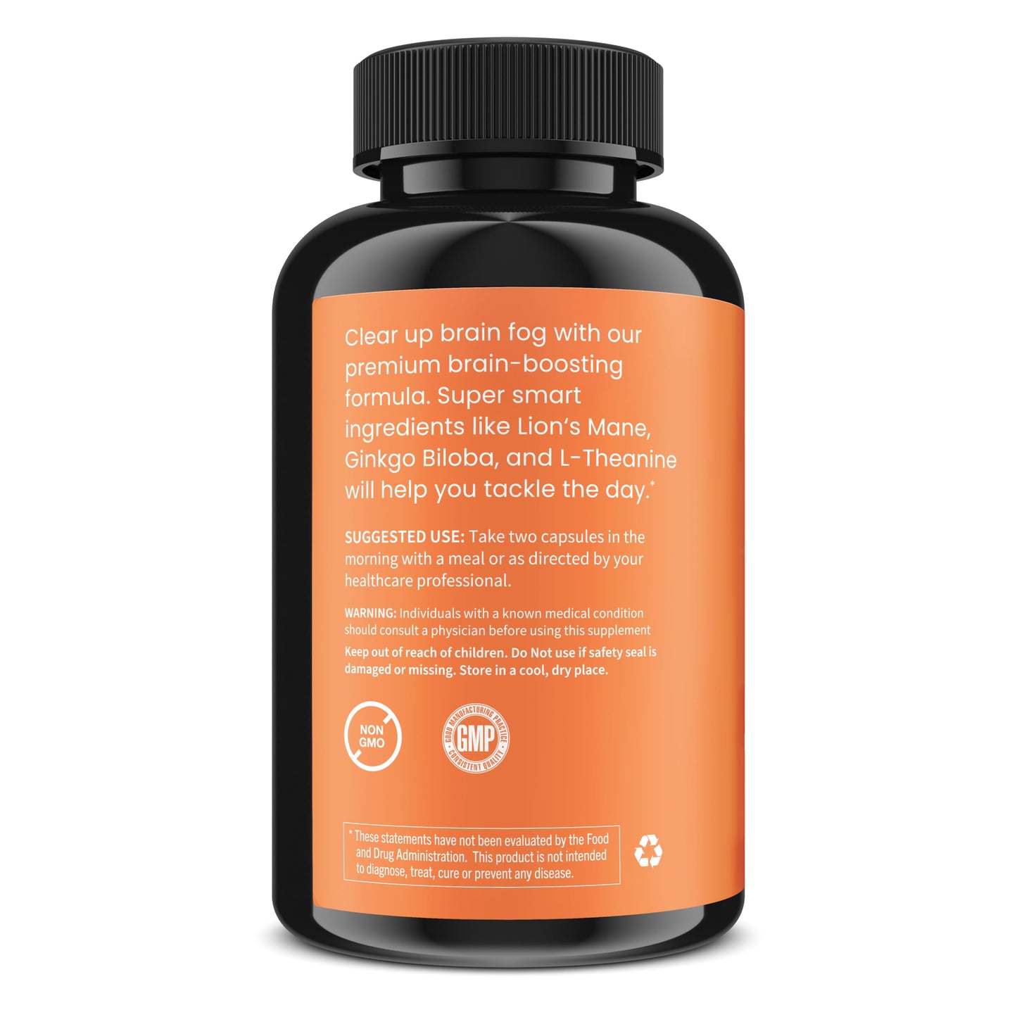 WellPath Mind Brain Supplement for Memory and Focus with Lion's Mane Capsules, 60 Count