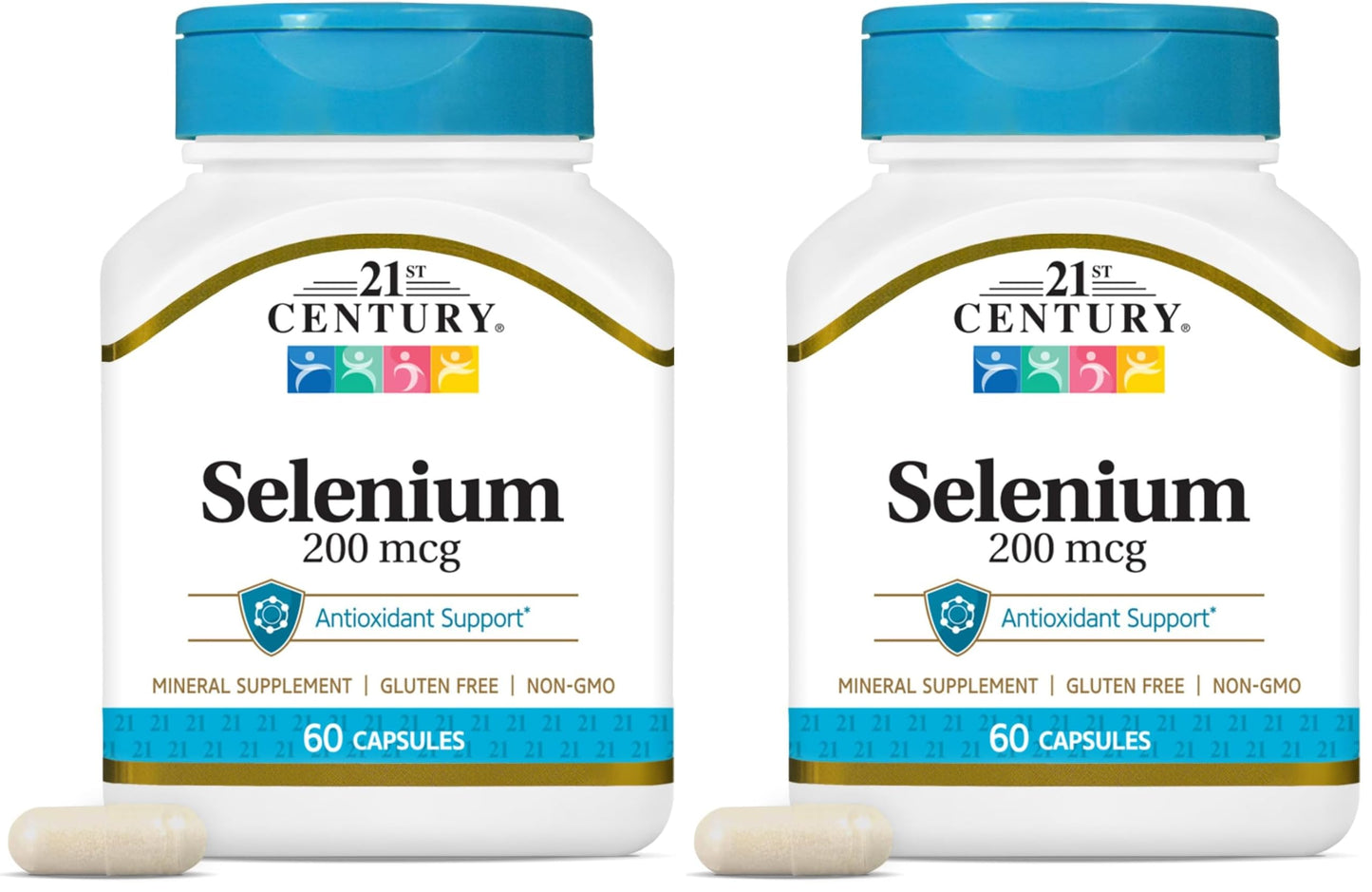 21st Century Selenium 200 mcg Capsules, 360 Count