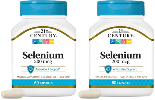 21st Century Selenium 200 mcg Capsules, 360 Count