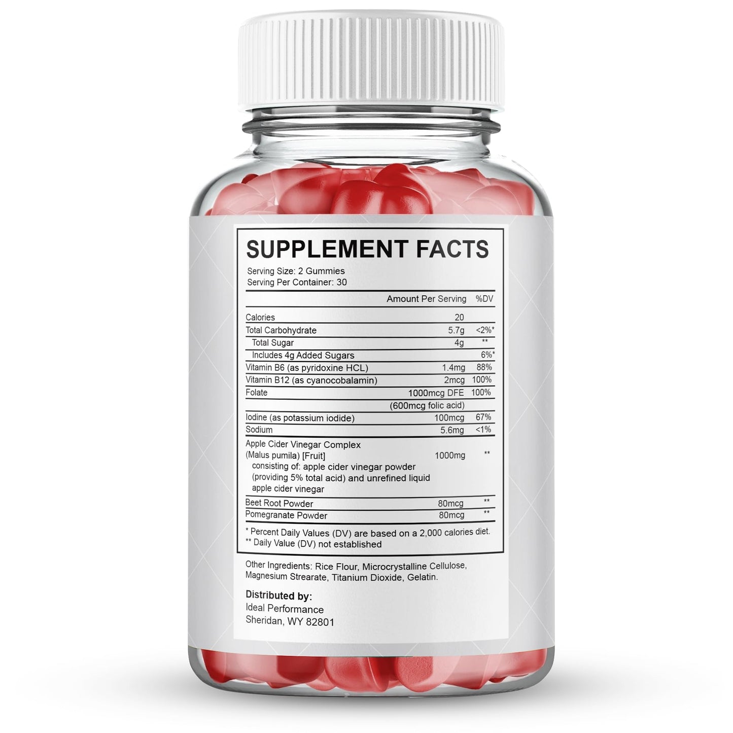 IDEAL PERFORMANCE MaxForce Power Gummies 120 Gummies