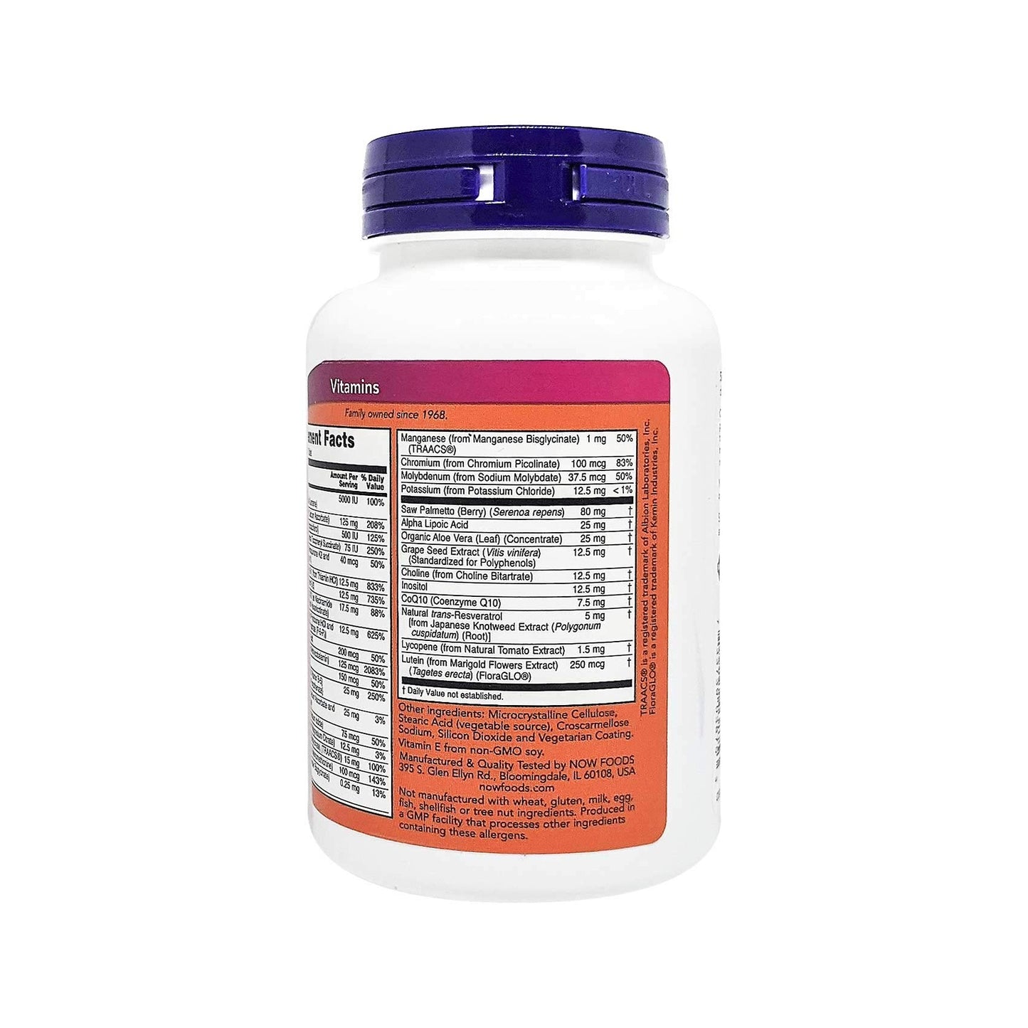 NOW Foods ADAM Male Multi Tablet 60