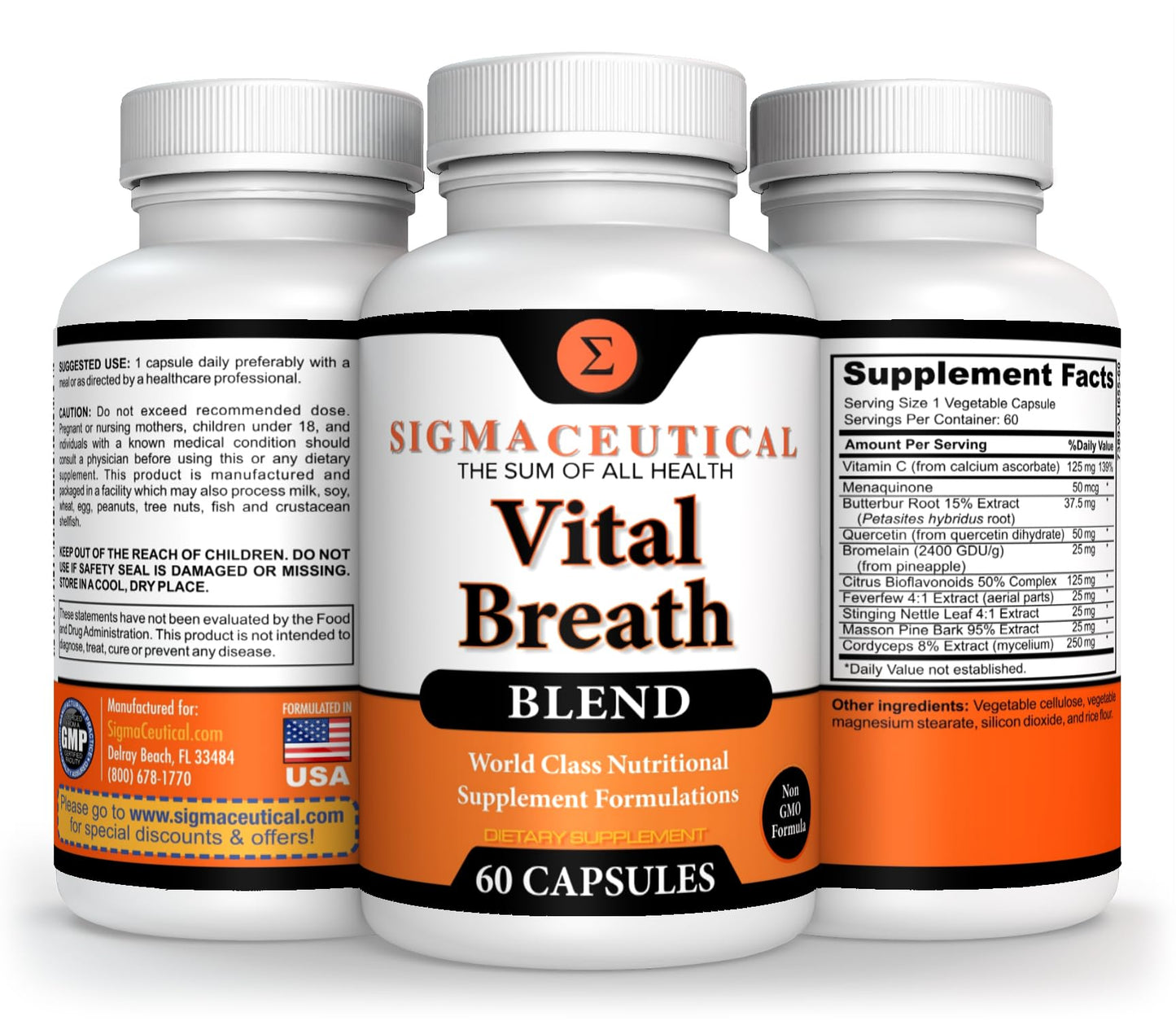 Sigmaceutical Respiratory Formula Capsule 60 Capsules