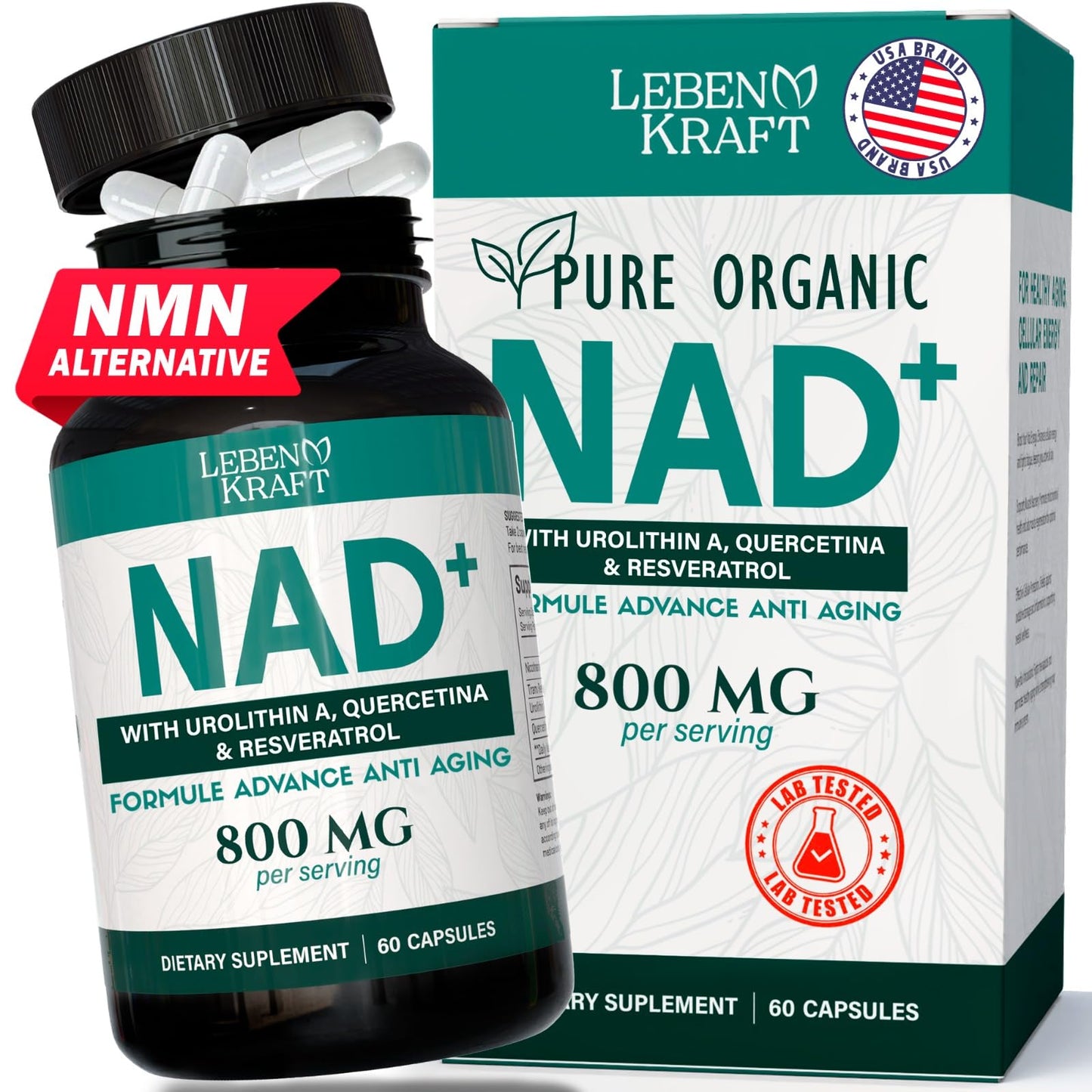 LebenKraft NAD Supplement Capsule 60 Count