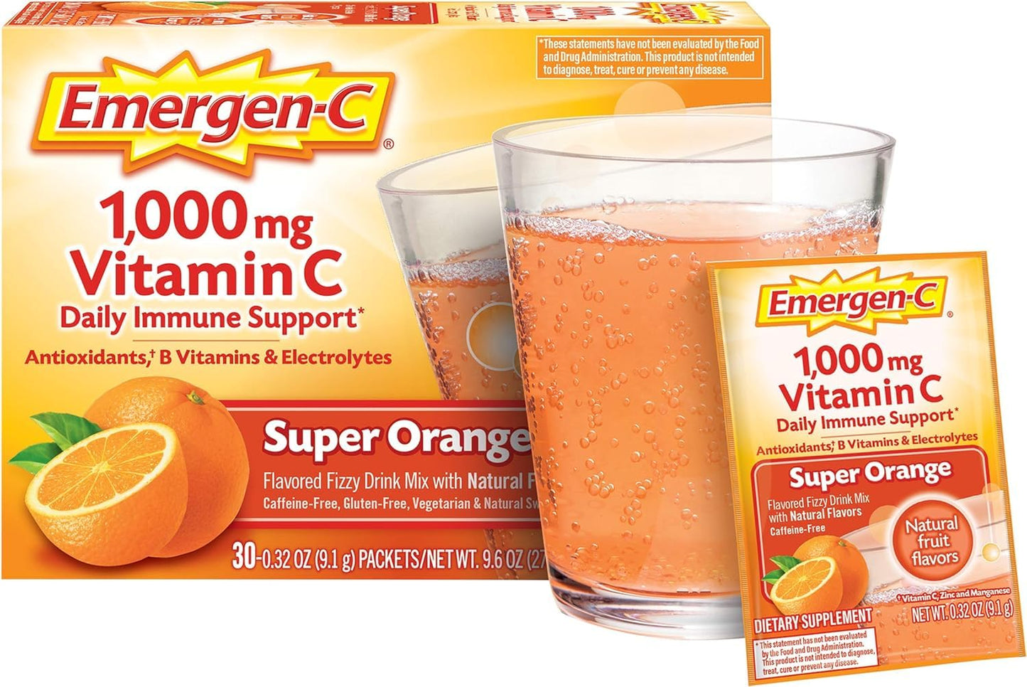 Emergen-C 1000mg Vitamin C Powder 30 Count