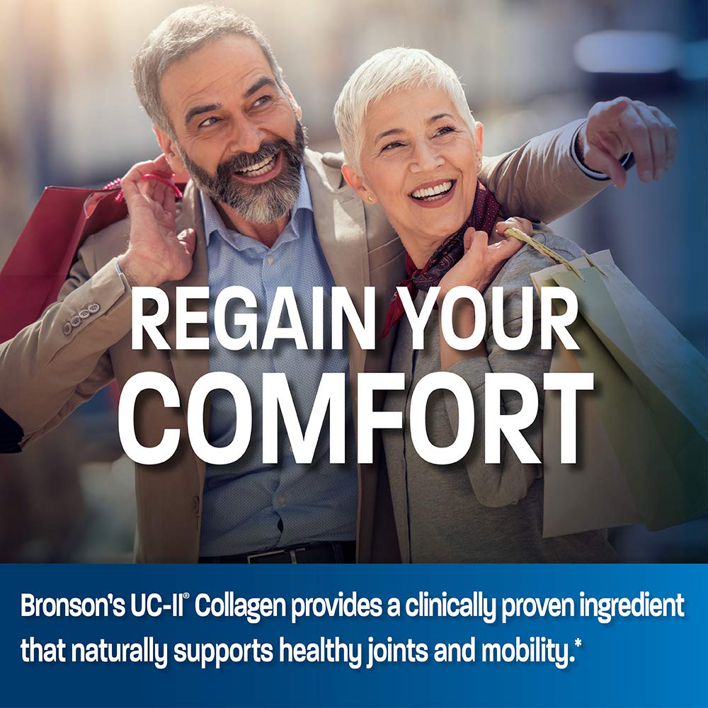 Bronson UC-II Undenatured Type II Collagen Joint Support Capsules, 30 Count