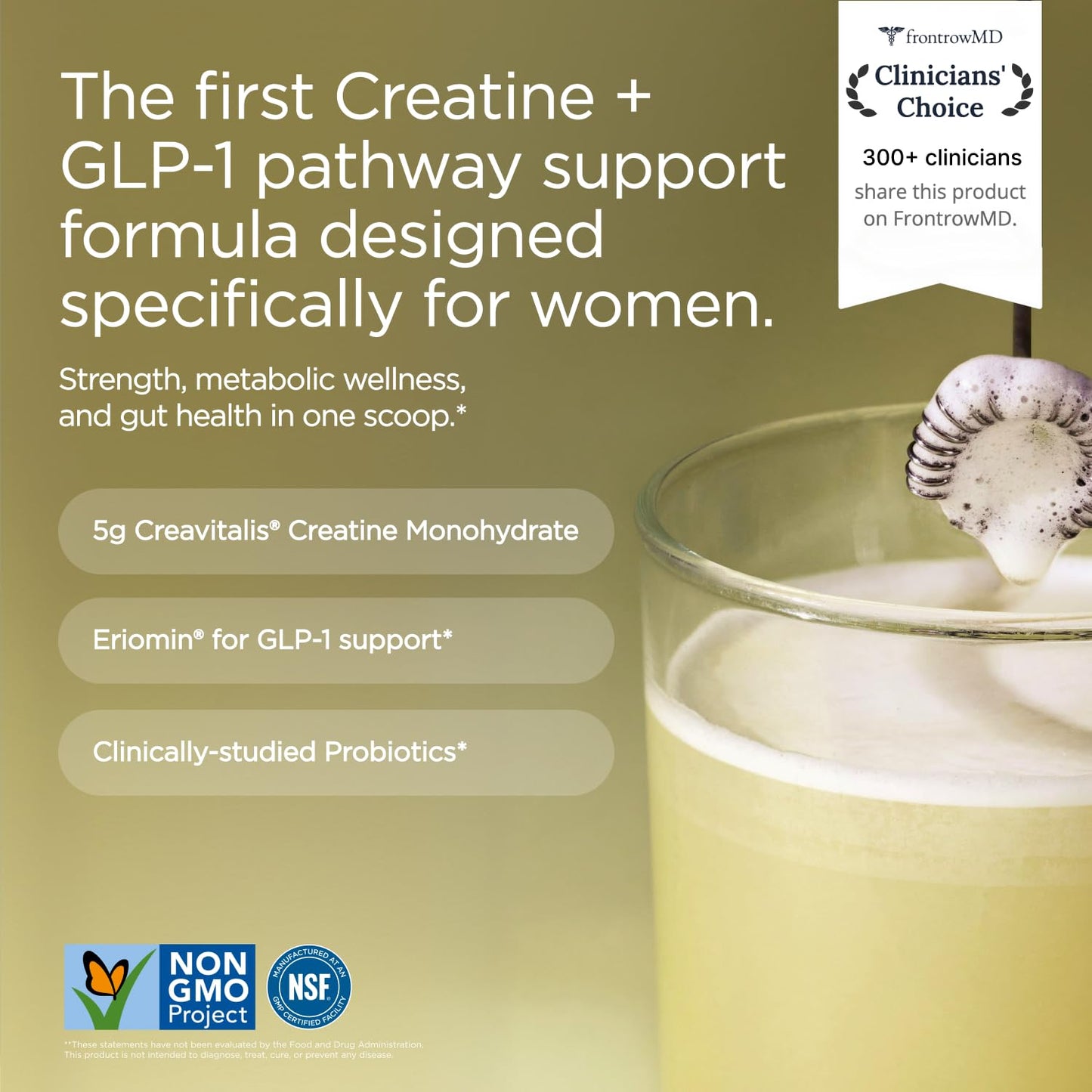 JSHealth Lean+ Creatine Monohydrate for Women Powder, 30 Servings