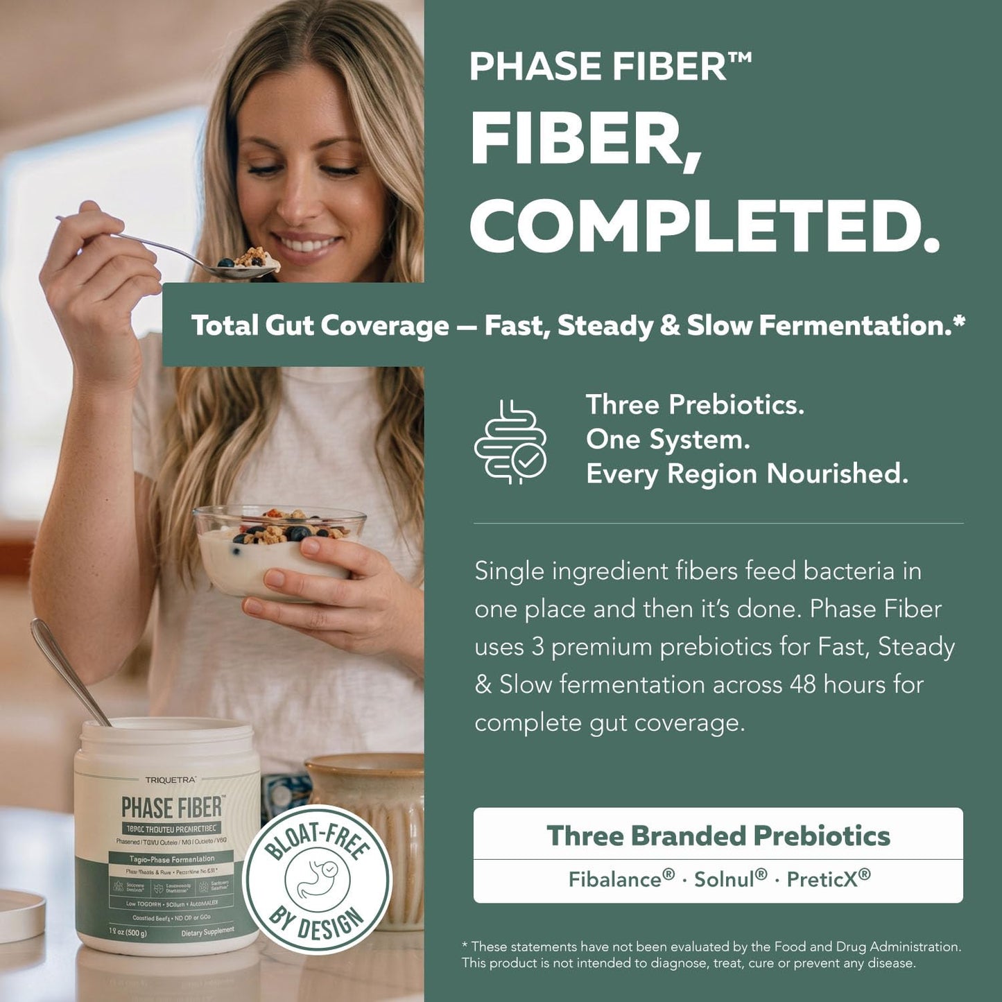 Triquetra Health Phase Fiber Prebiotic Powder 10