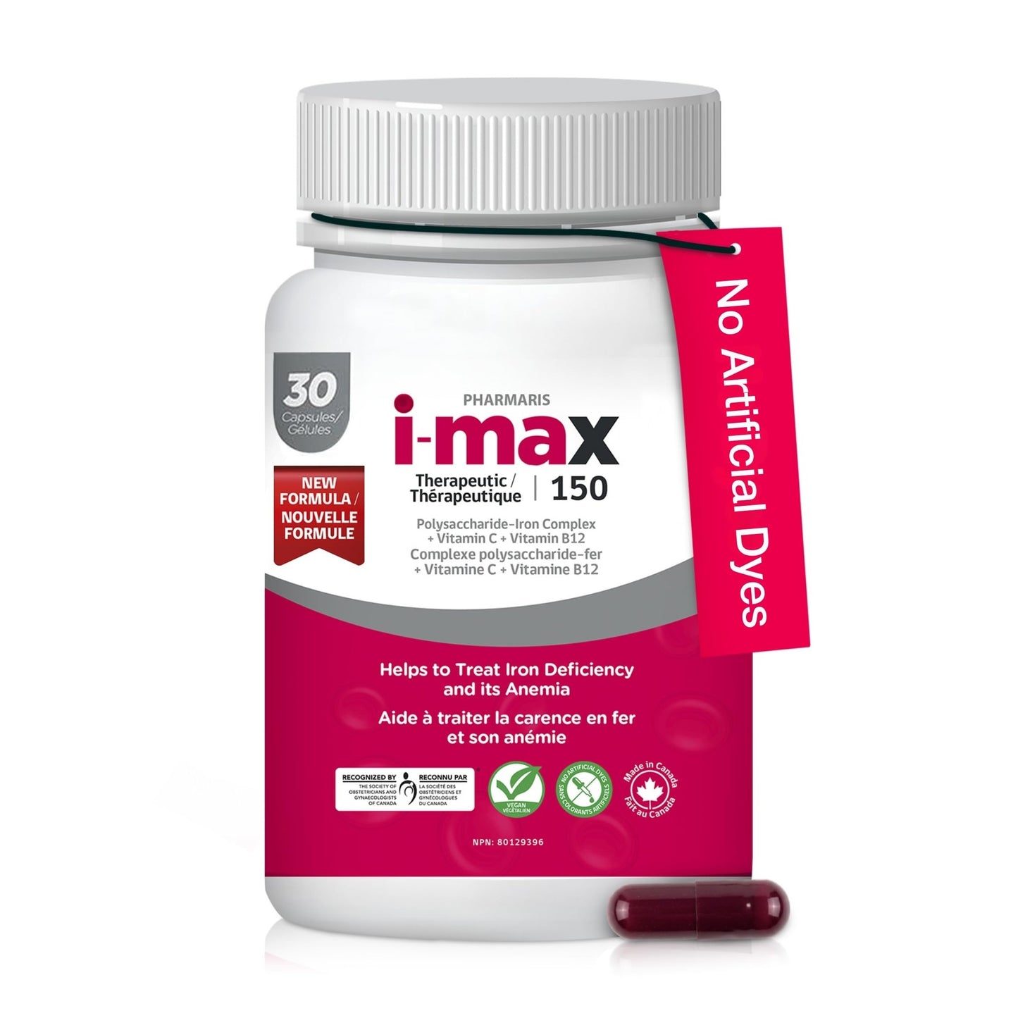 Pharmaris i-max Iron Supplement, 30 Tablets