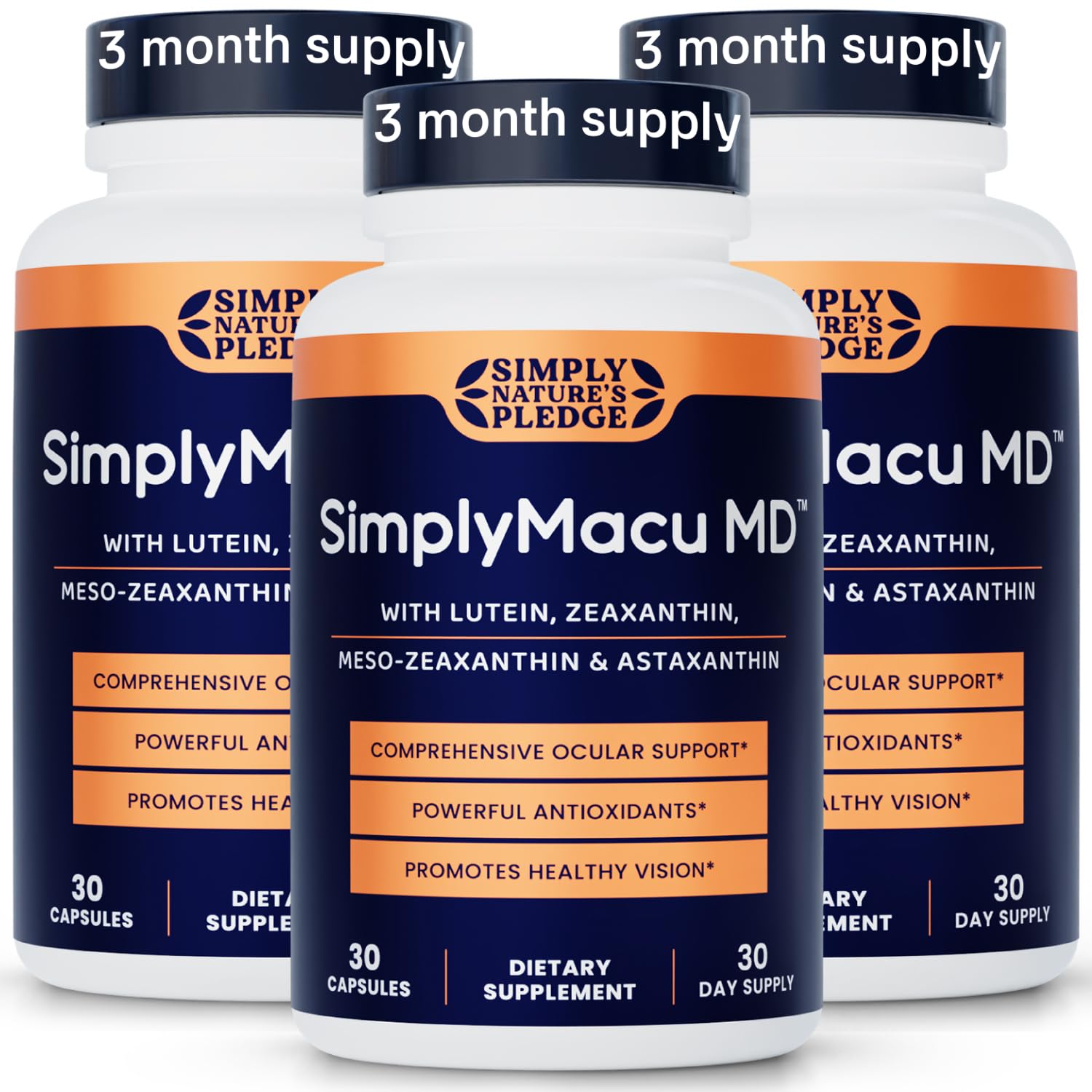 Simply Nature's Pledge Macu MD Eye Vitamins Capsule 90 Count