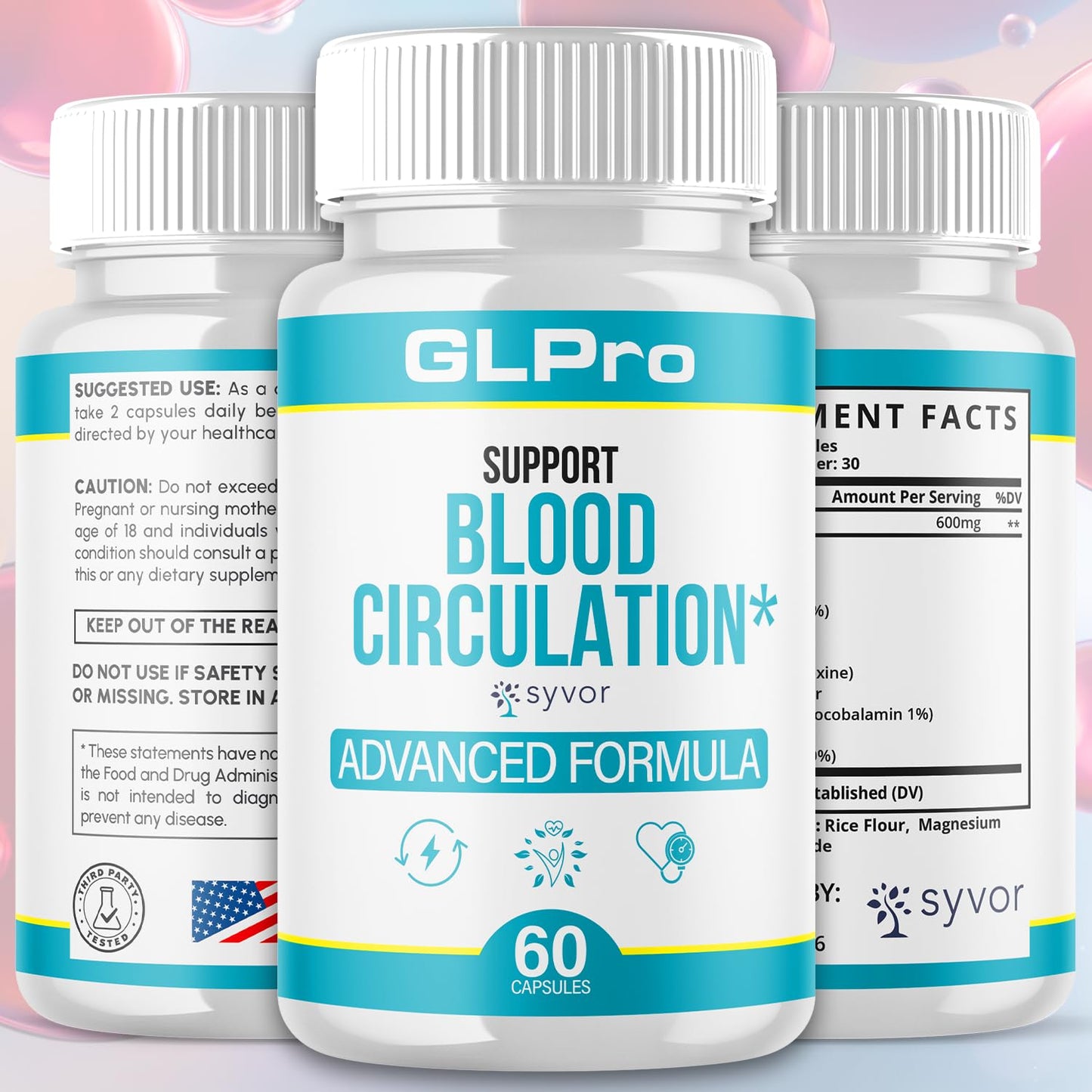 Syvor GLPro Blood Capsules 300 Capsules