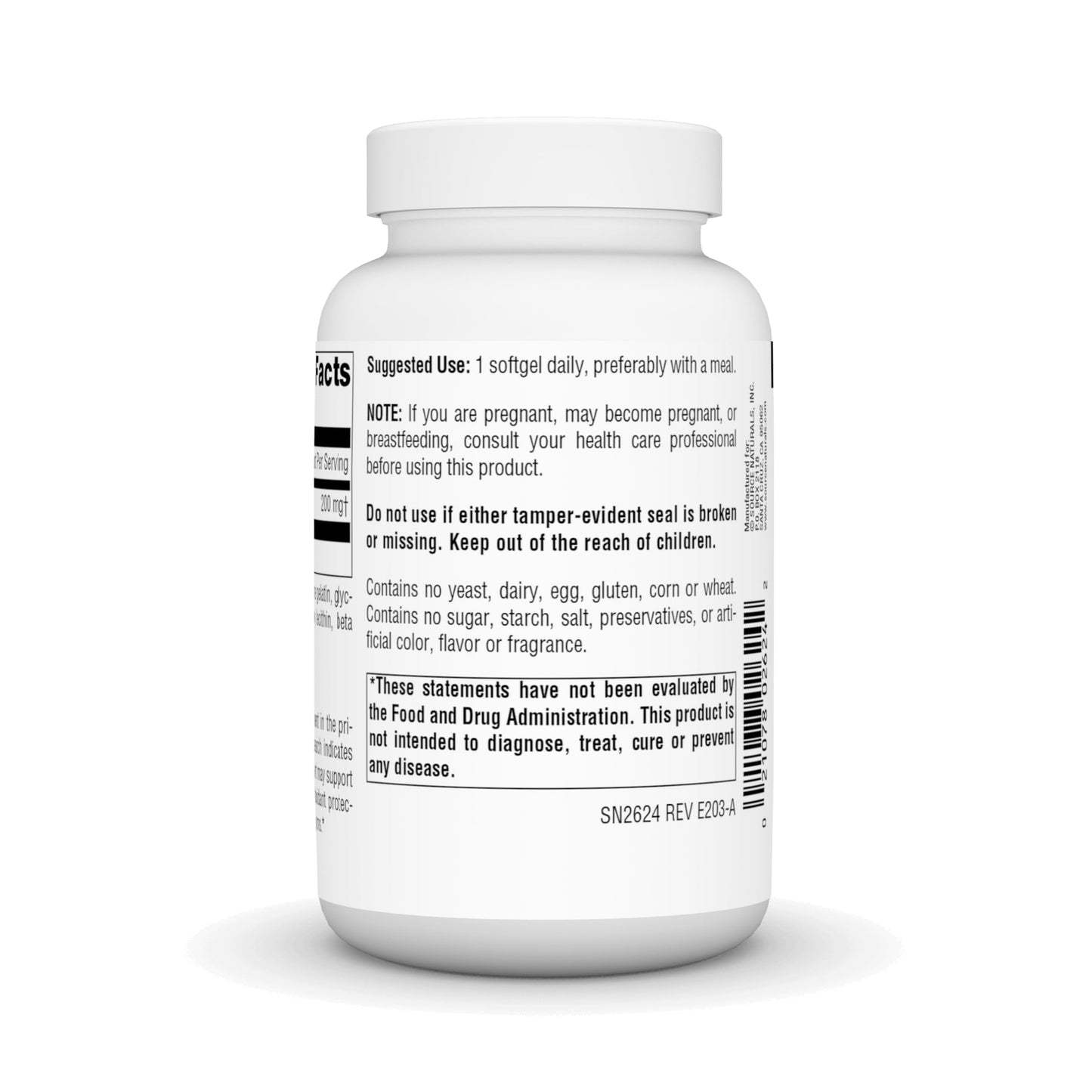 Source Naturals Coenzyme Q10 Softgels 90 Count