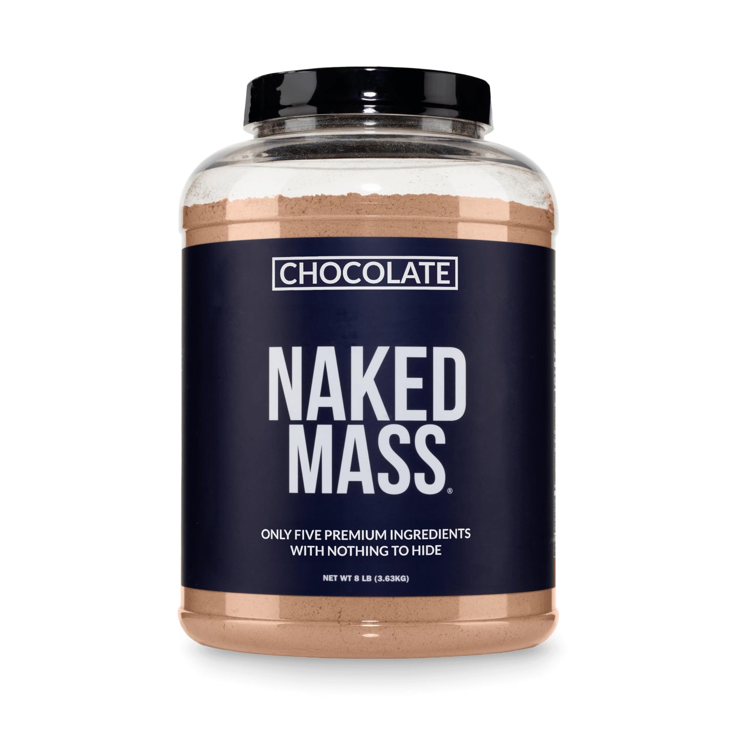 NAKED Chocolate Mass Gainer Protein Powder 128 Servings
