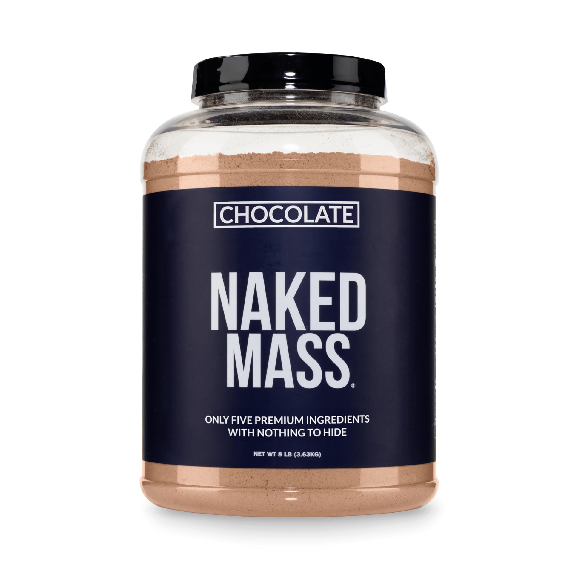 NAKED Chocolate Mass Gainer Protein Powder 128 Servings