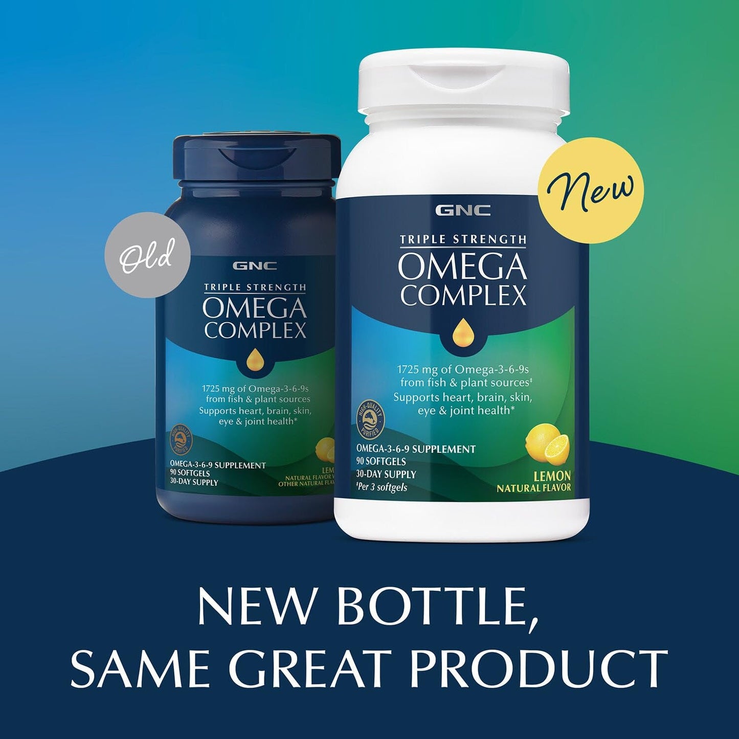 GNC Triple Strength Omega Complex Softgels 90 Count