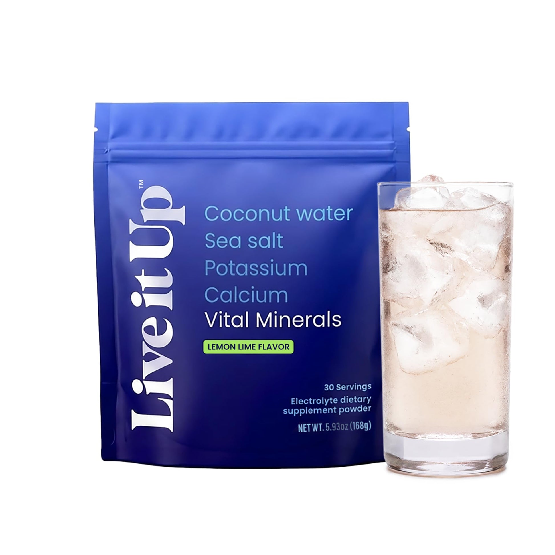 Live It Up Vital Minerals Electrolyte Powder for Hydration 5.93 Ounce
