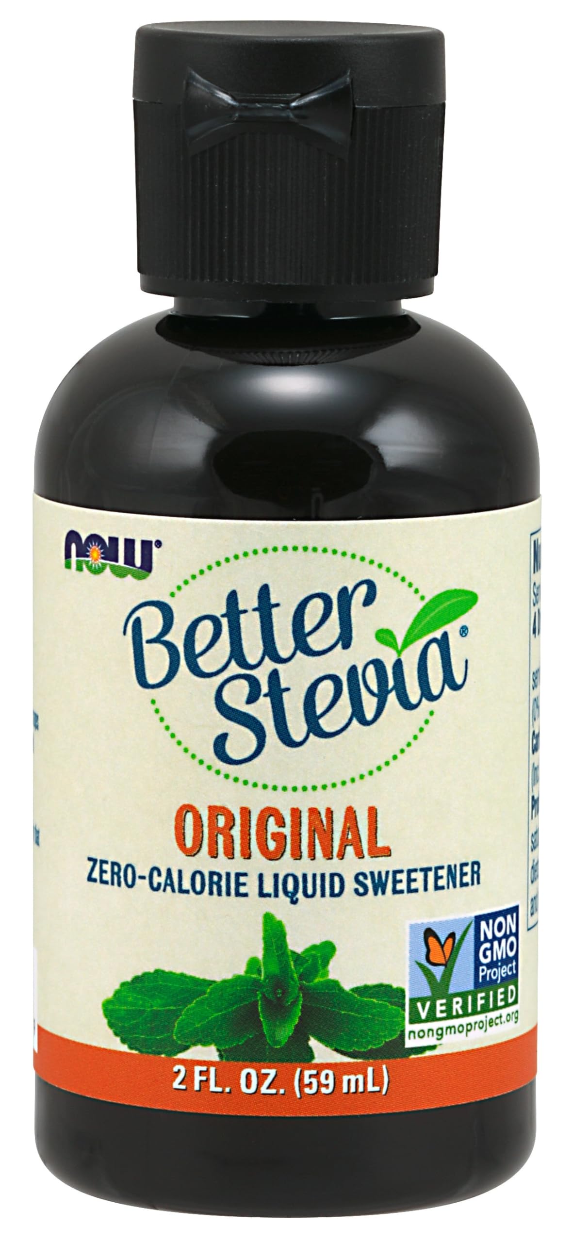 NOW Foods Better Stevia Zero-Calorie Liquid Sweetener Original, 2 fl oz