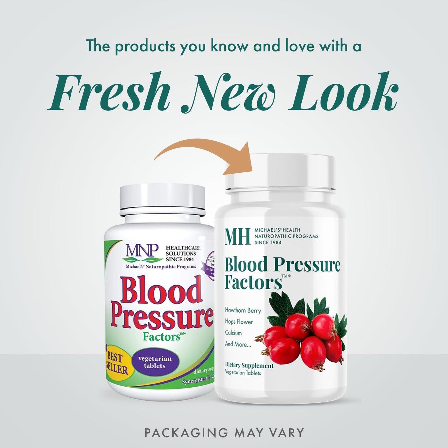 Michael's Naturopathic Blood Pressure Factors Tablet 180 Count