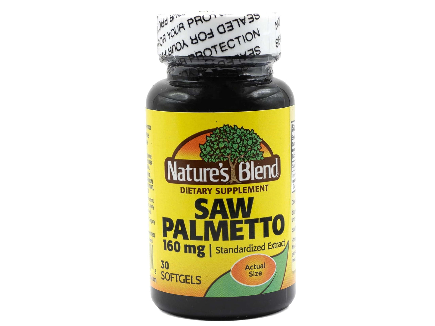 Nature's Blend Saw Palmetto 160 mg Softgels, 30 Count