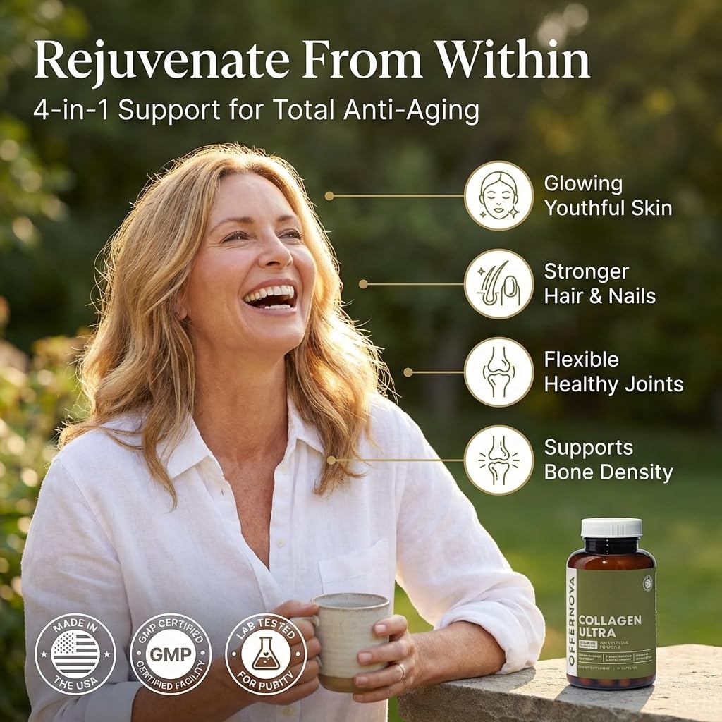 Offernova Collagen Ultra Hydrolyzed Collagen Supplements 90 Capsules