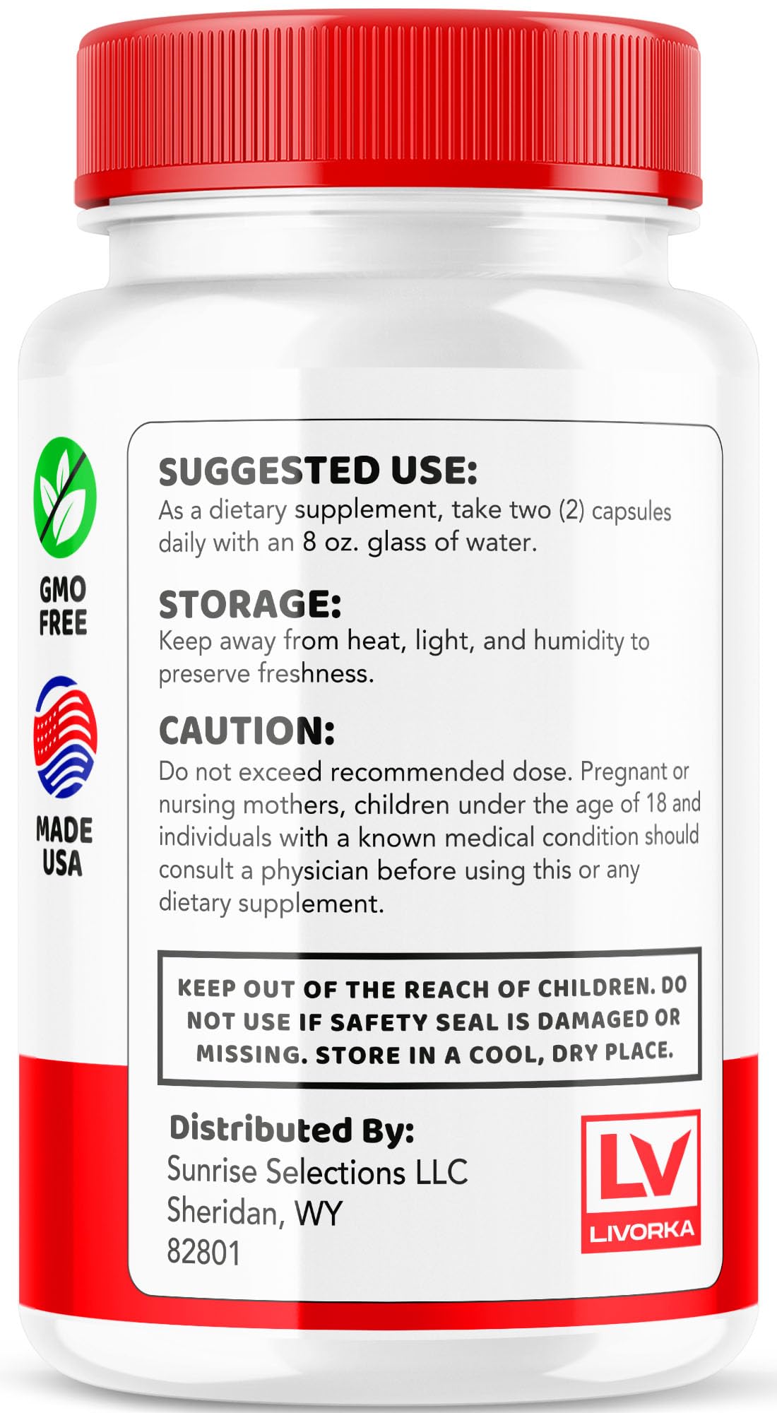 LIVORKA BioPulse Support Advanced Supplement Capsules 120 Capsules