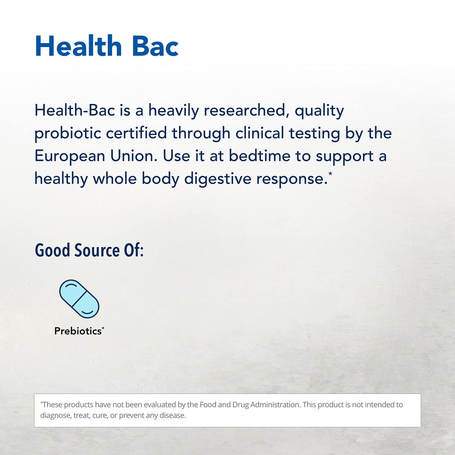 North American Herb & Spice Health-Bac Ecologic 500 Probiotic Powder, 33 Servings