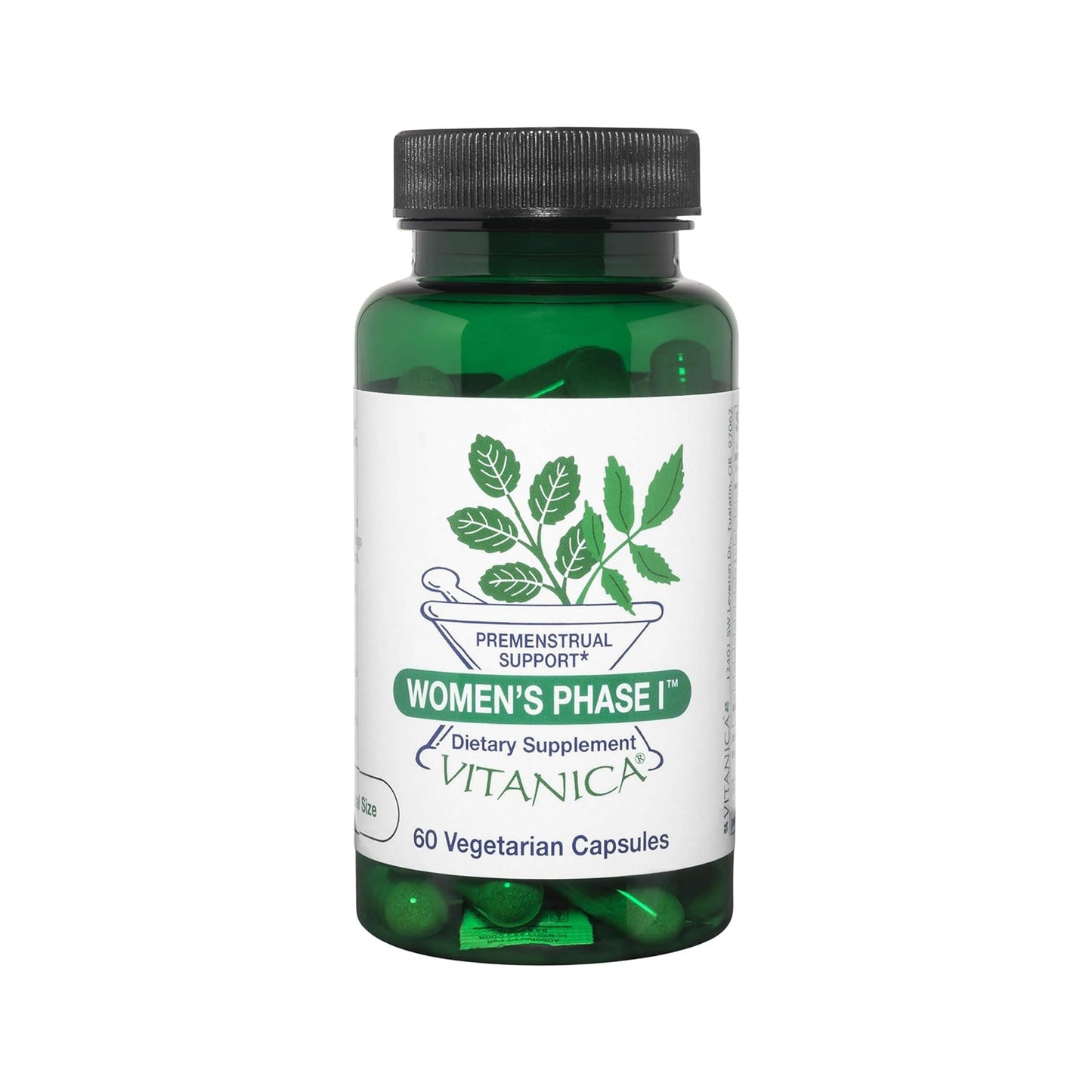Vitanica Women's Phase I Premenstrual Support Vegan 60 Capsules