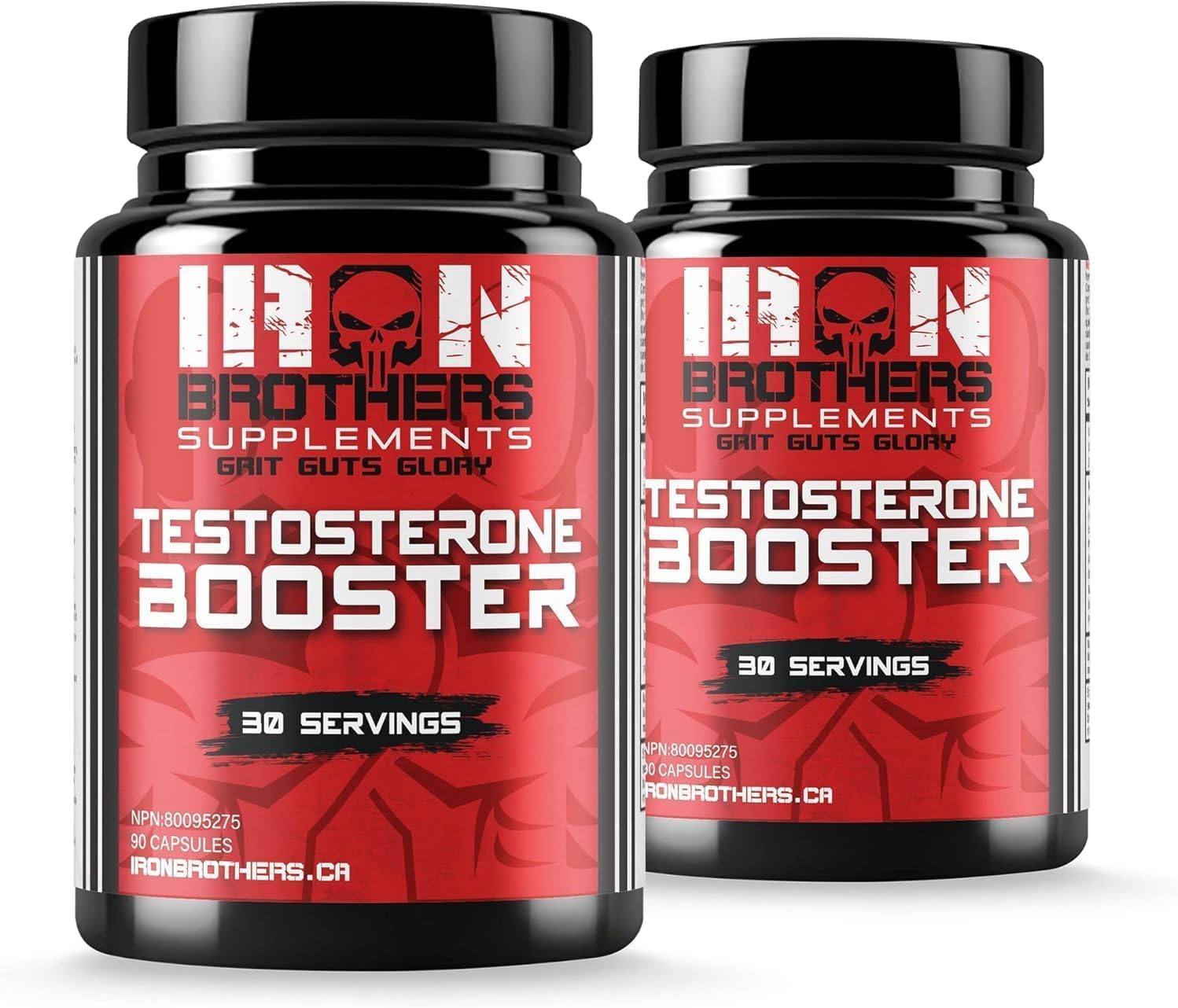 Iron Brothers Supplements Men’s Testosterone Support Supplement 180 Capsules