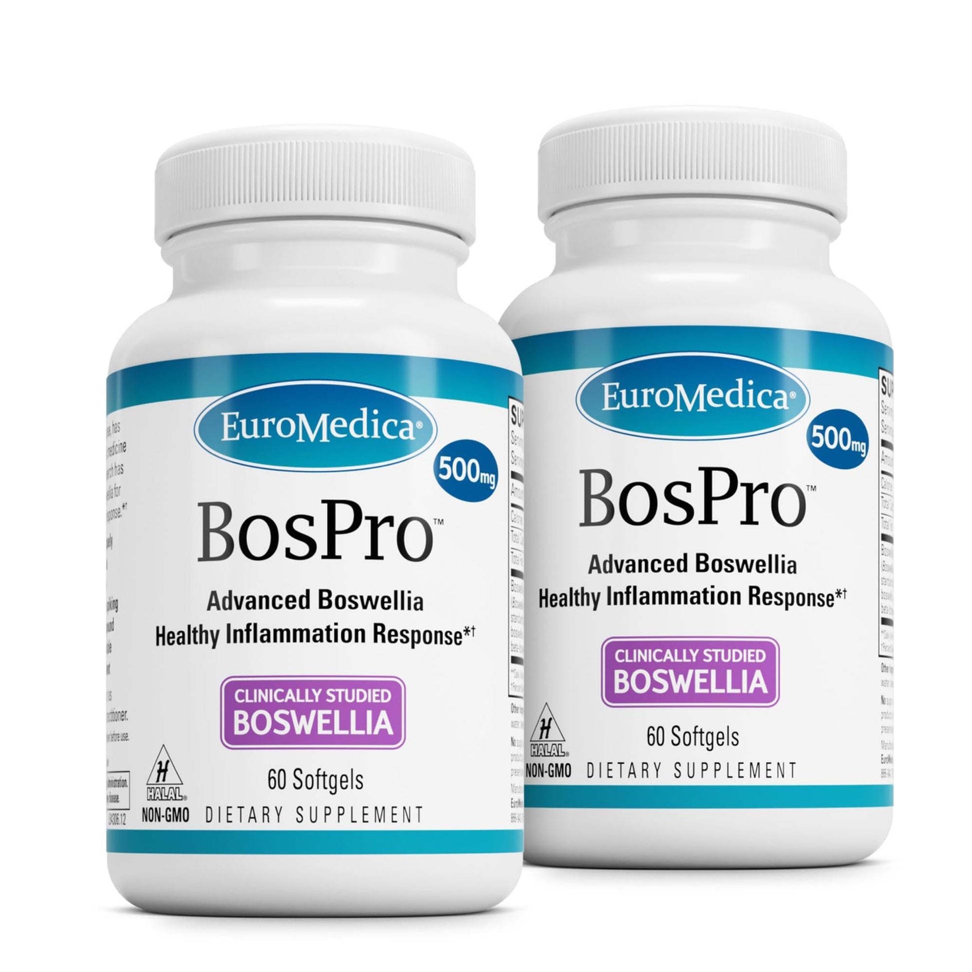 EuroMedica BosPro Boswellia Serrata Extract Supplement Softgels 120