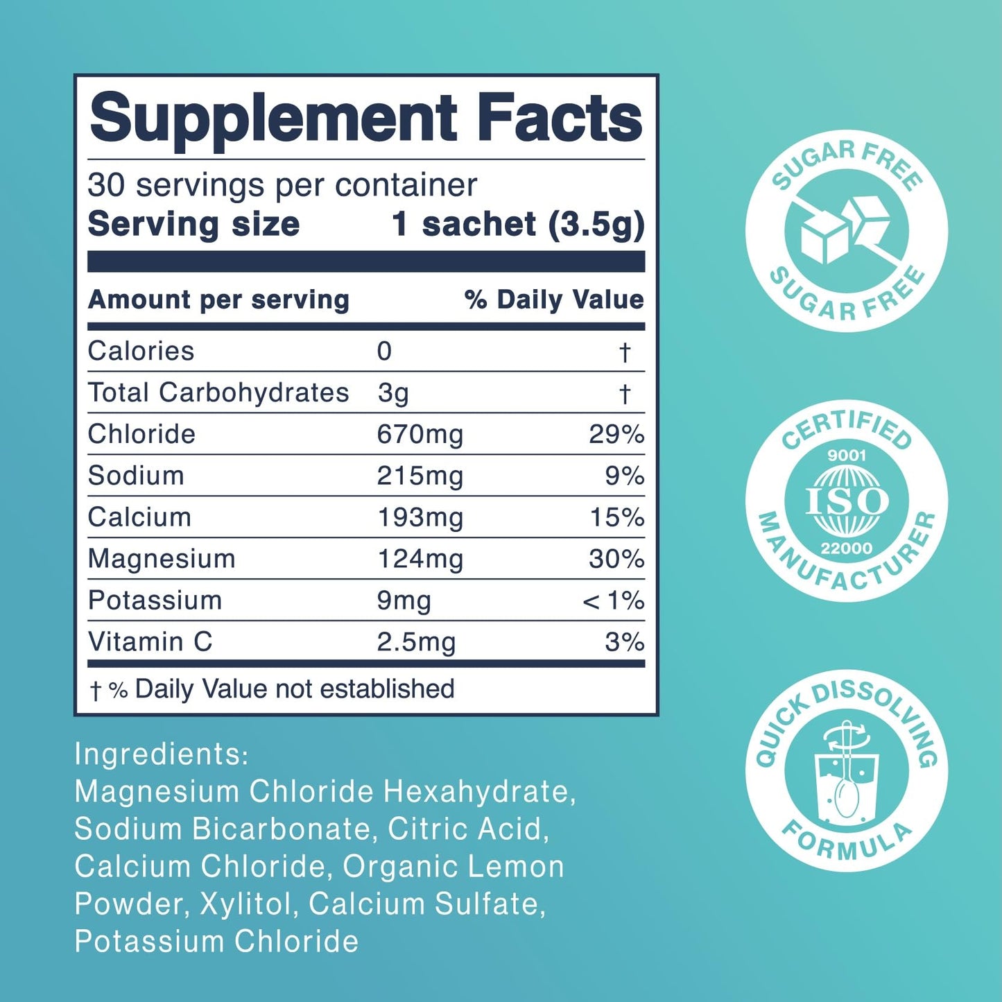 Vital Spring Sugar Free Mineral Replenisher Powder 3.6 oz