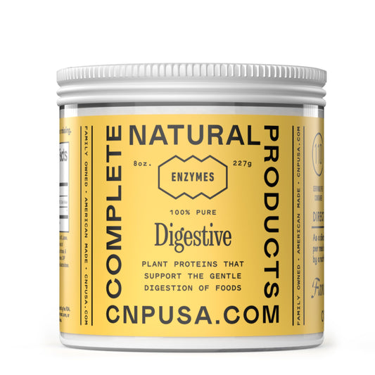 Complete Natural Products Digestive Enzyme Powder Plant Based Blend 8