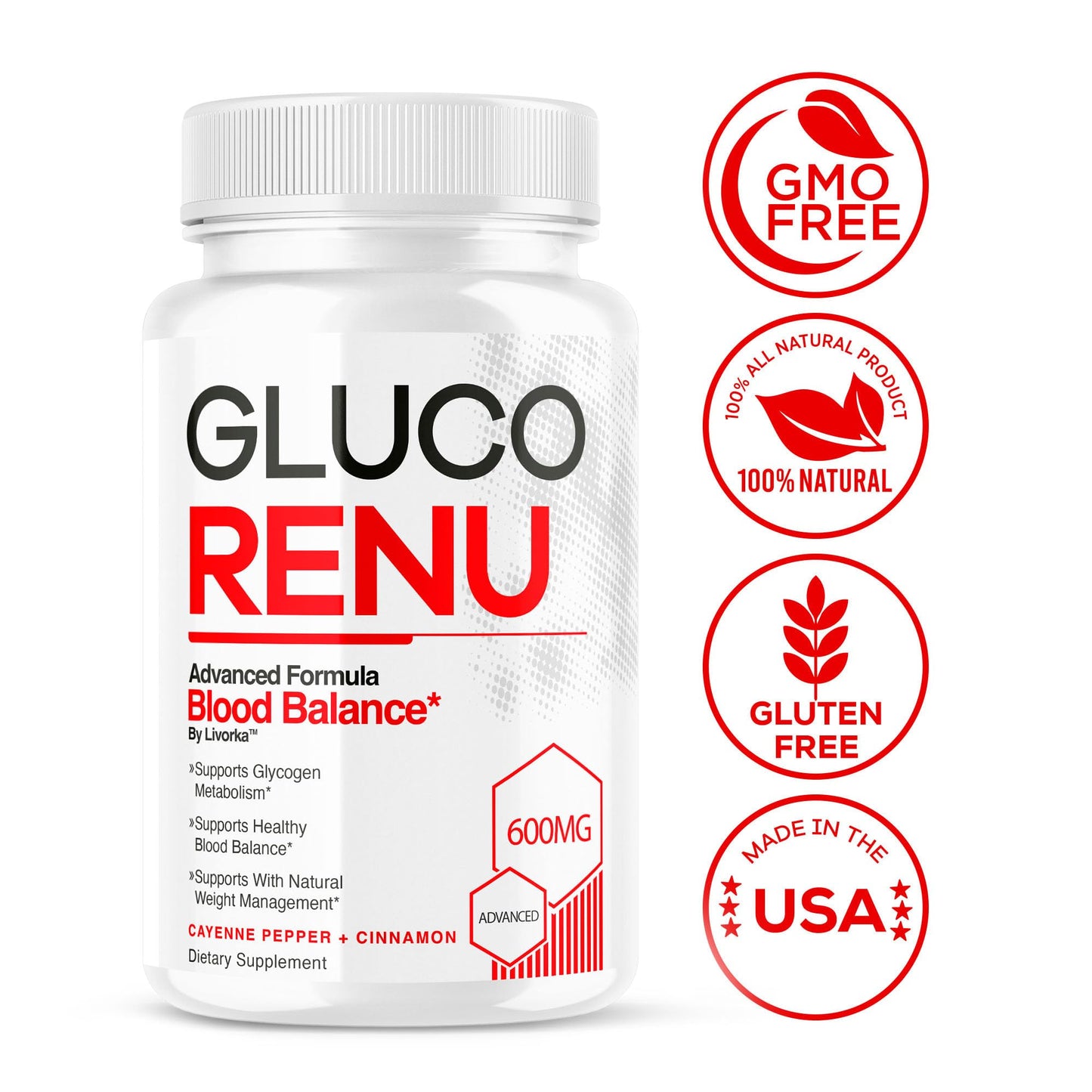 LIVORKA Gluco Renu Capsules 30 Count