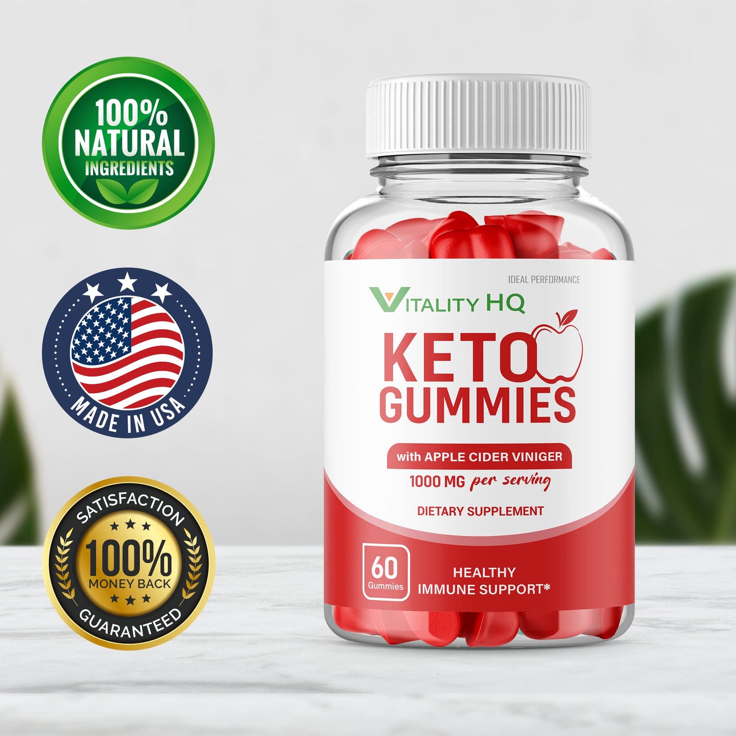 IDEAL PERFORMANCE Vitality Ketos Gummies 120 Gummies