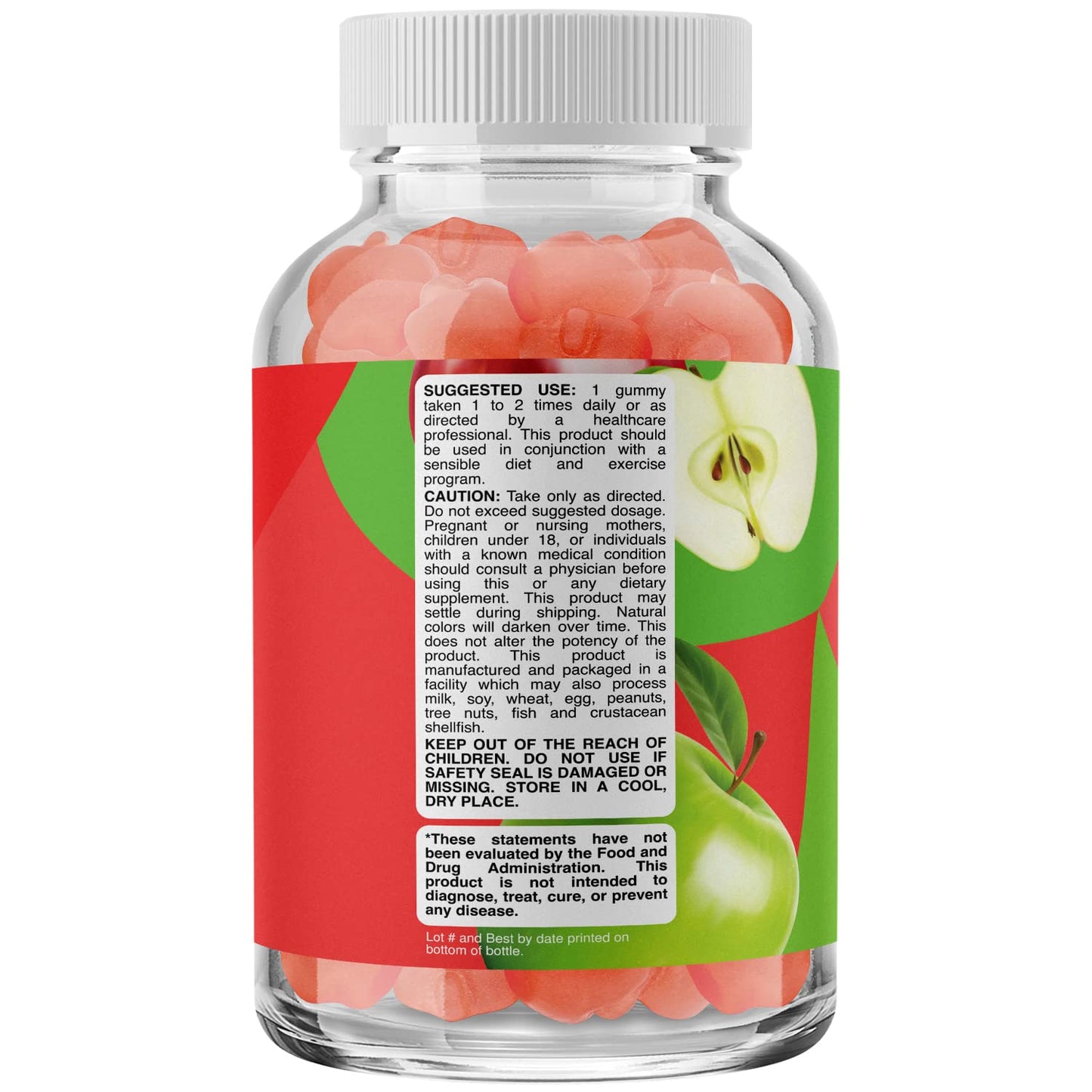 Phytoral Apple Cider Vinegar Gummies with the Mother - ACV Gummies for Adults, Immune Support, Digestion & Gut Health, Energy Support, 60 Count