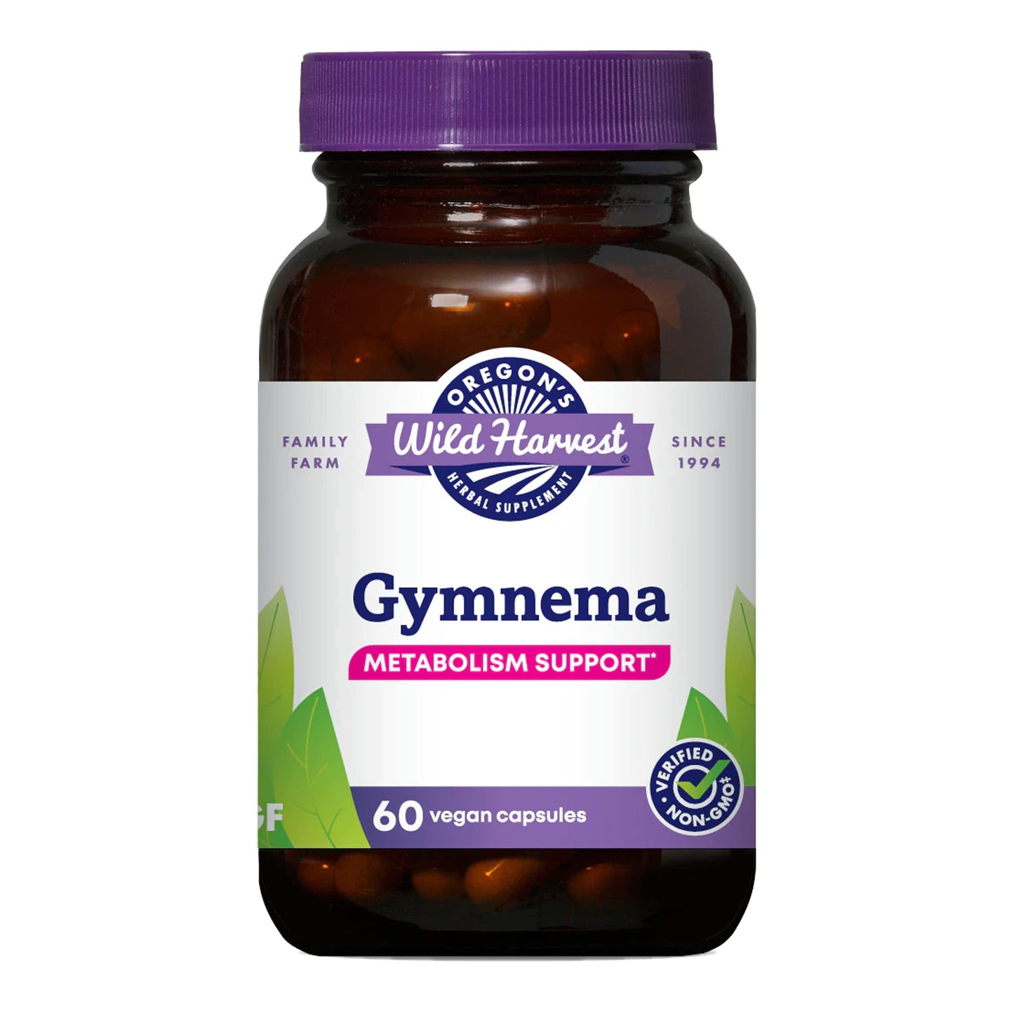 Oregon's Wild Harvest Gymnema Herbal Supplement Capsules, 60 Capsules