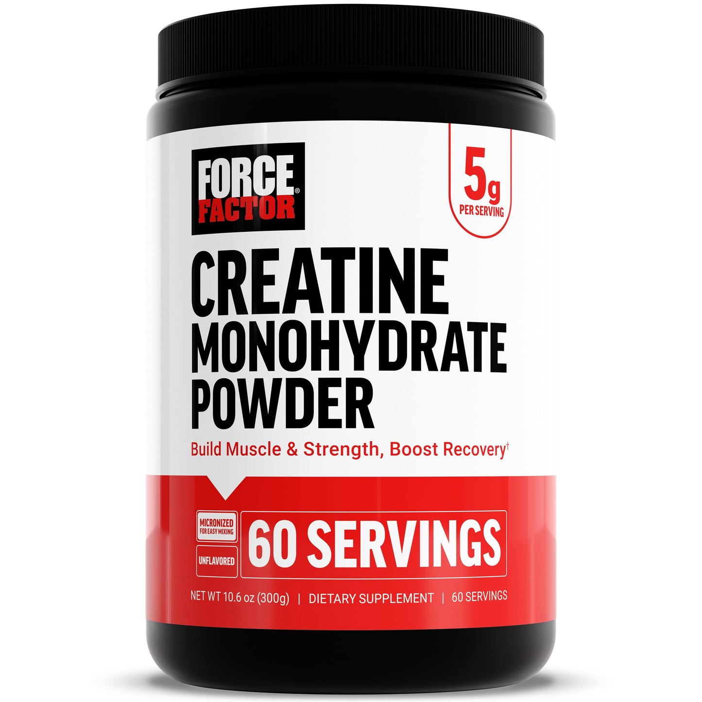 Force Factor Creatine Monohydrate Powder 10.6 Ounce